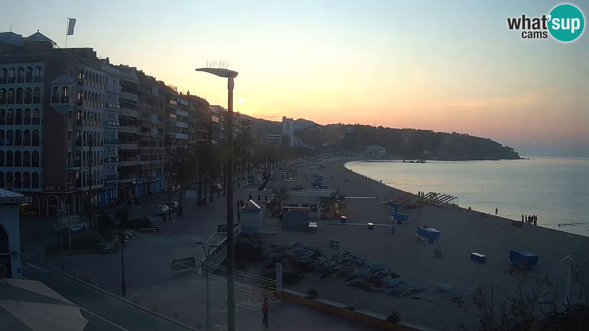 Webcam Lloret de Mar – the main beach – – Costa Brava – Spain