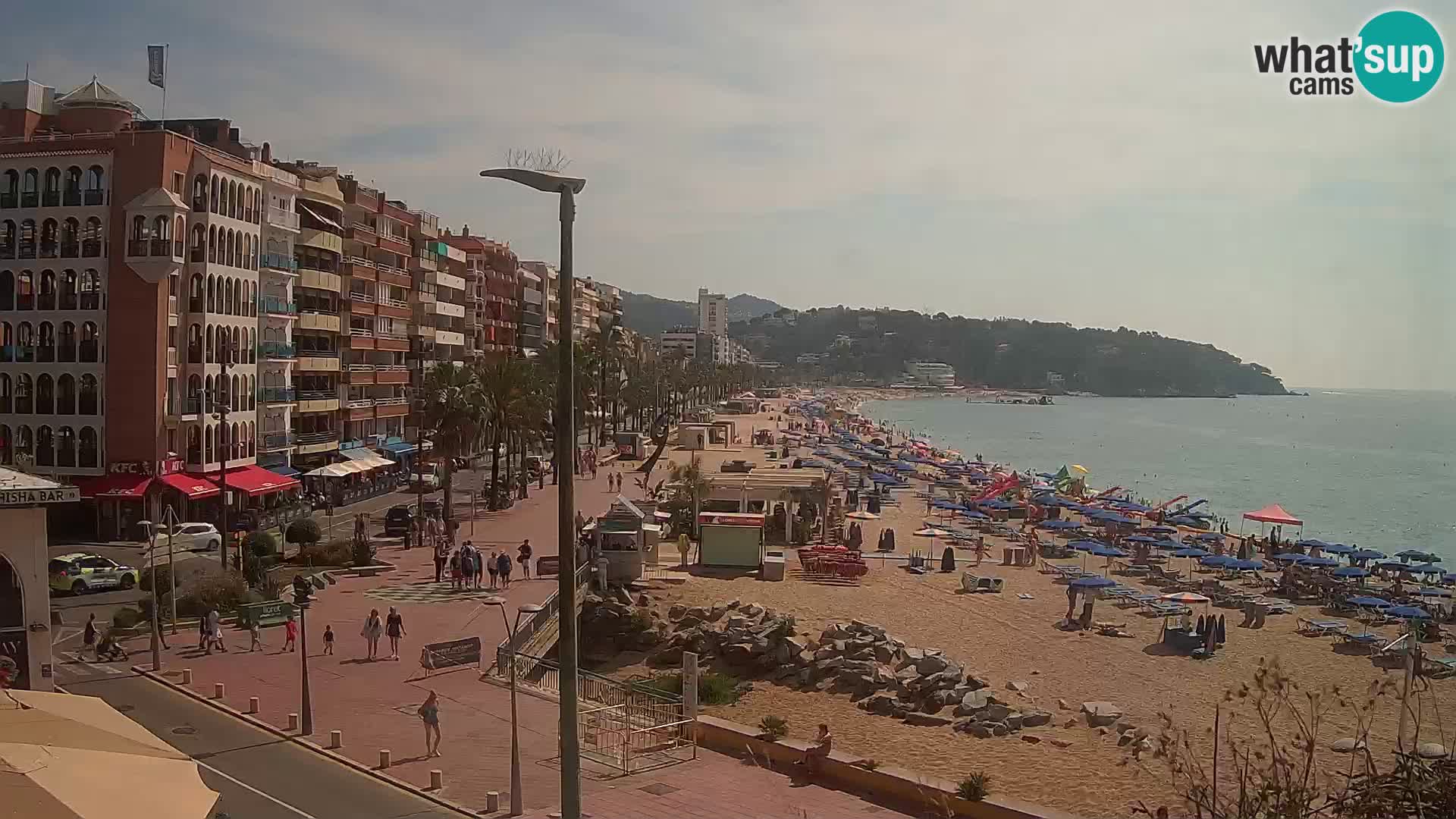Webcam Lloret de Mar – Central beach