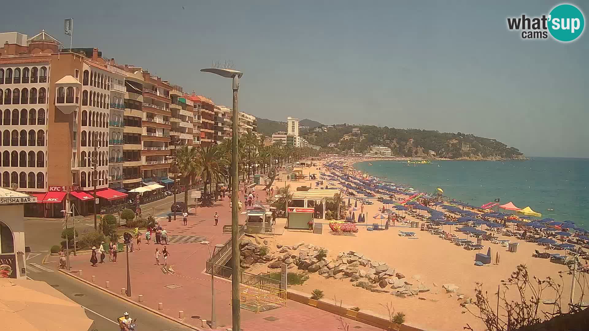 Webcam live Lloret de Mar – la spiaggia principale