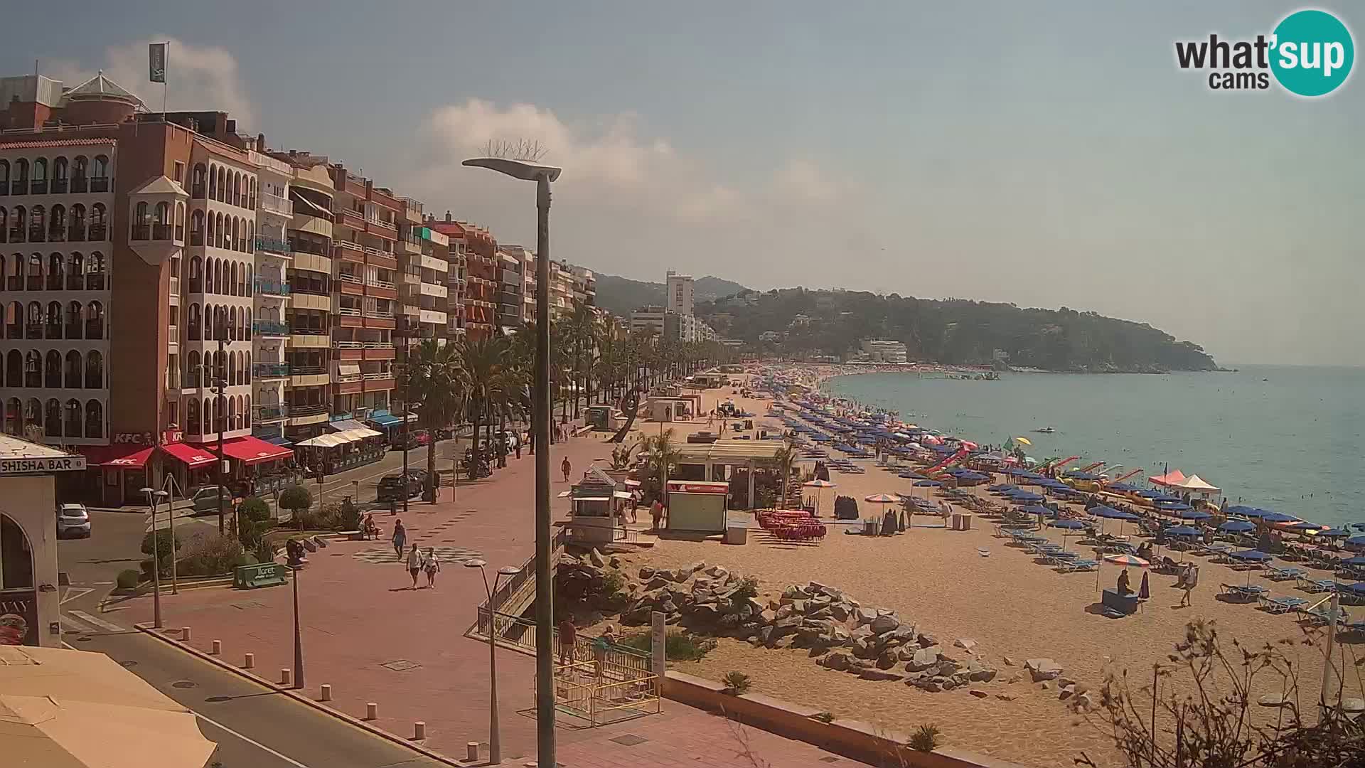 Webcam Lloret de Mar – Central beach