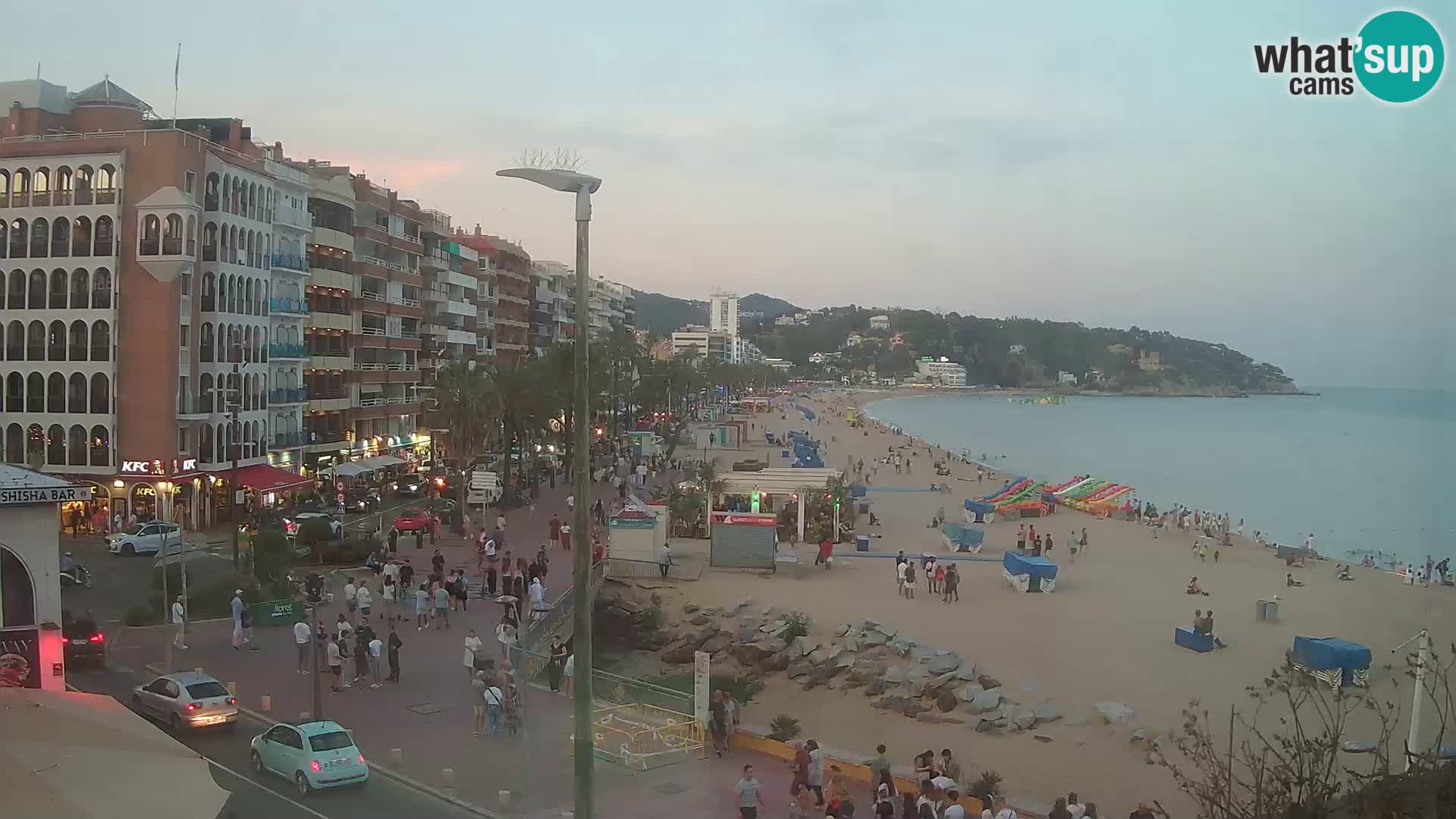 Webcam Lloret de Mar – the main beach – – Costa Brava – Spain