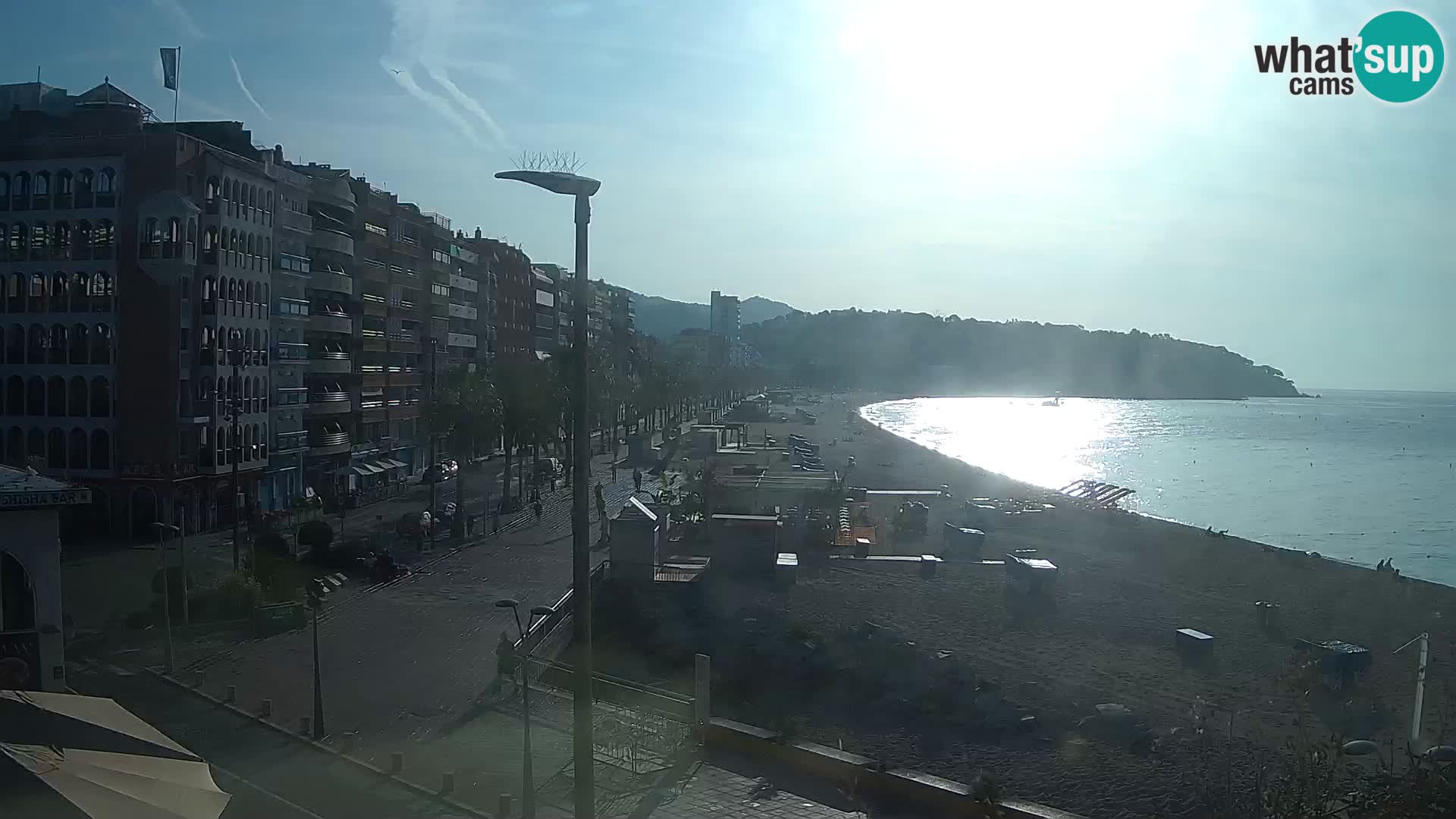 Webcam Lloret de Mar – the main beach – – Costa Brava – Spain