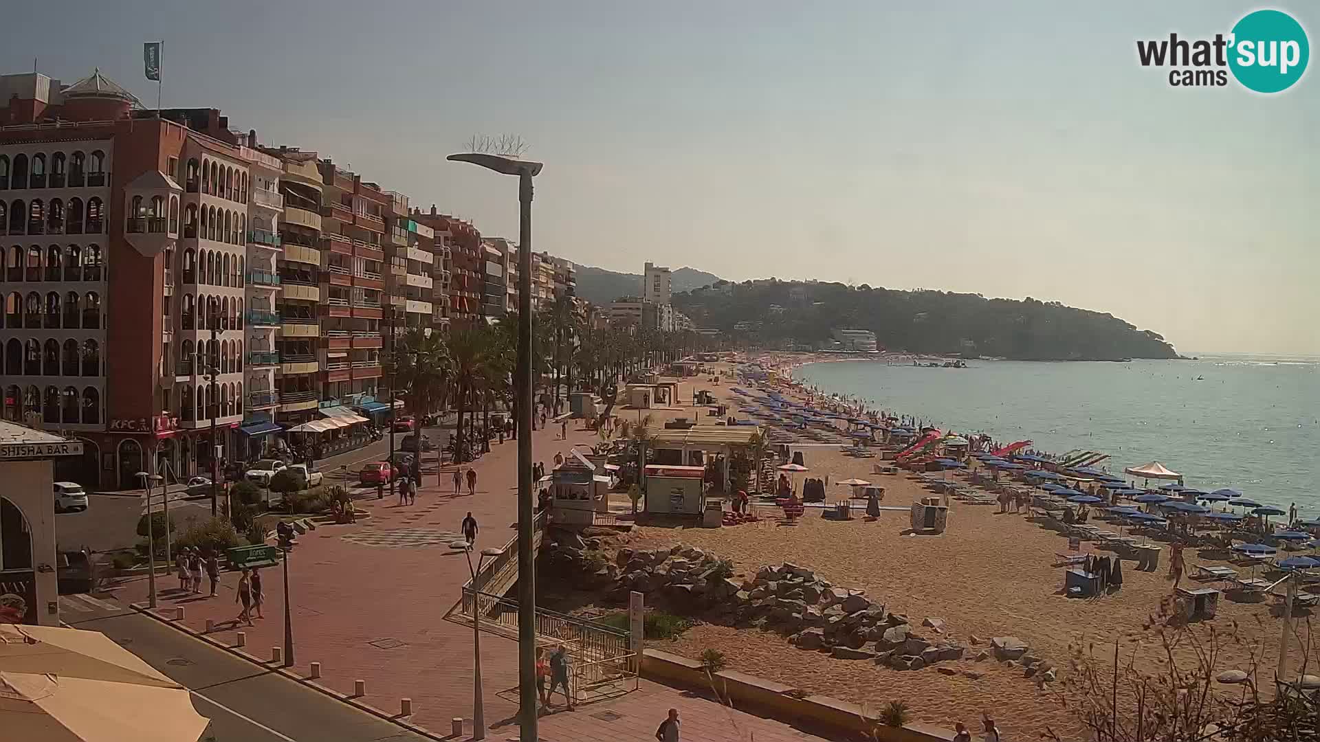Webcam Lloret de Mar – the main beach – – Costa Brava – Spain