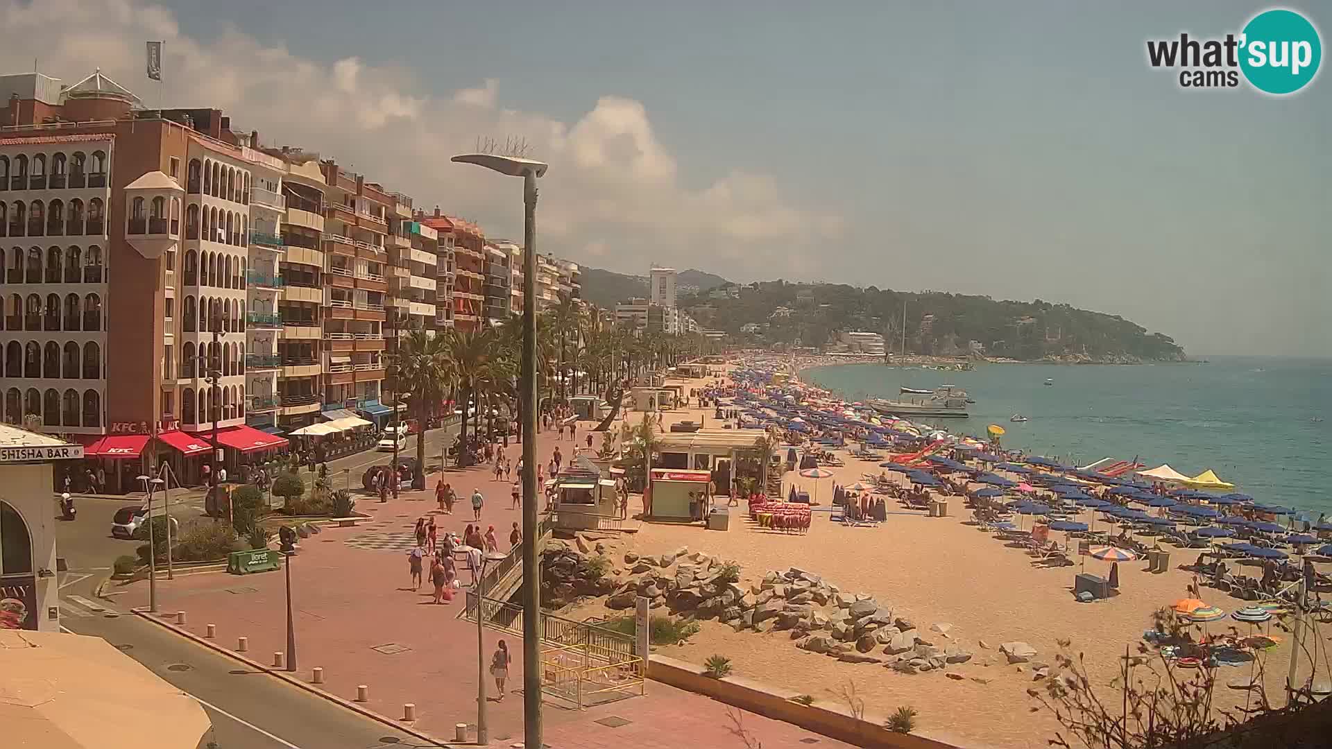 Webcam Lloret de Mar – Central beach