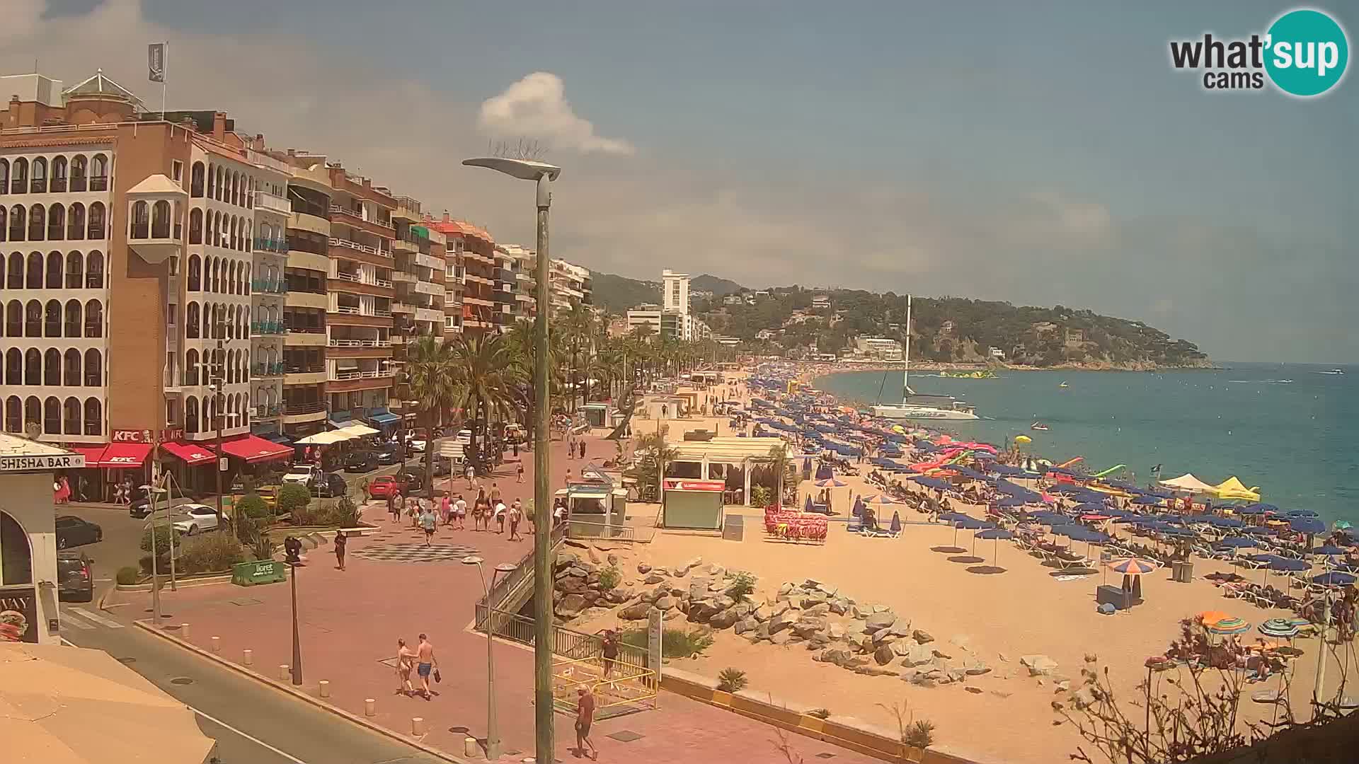 Kamera v živo Lloret de Mar – plaža