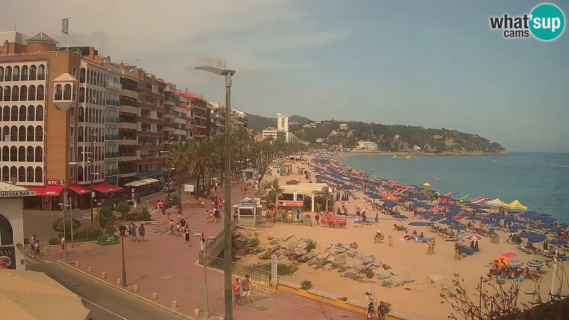 Kamera v živo Lloret de Mar – Glavna plaža