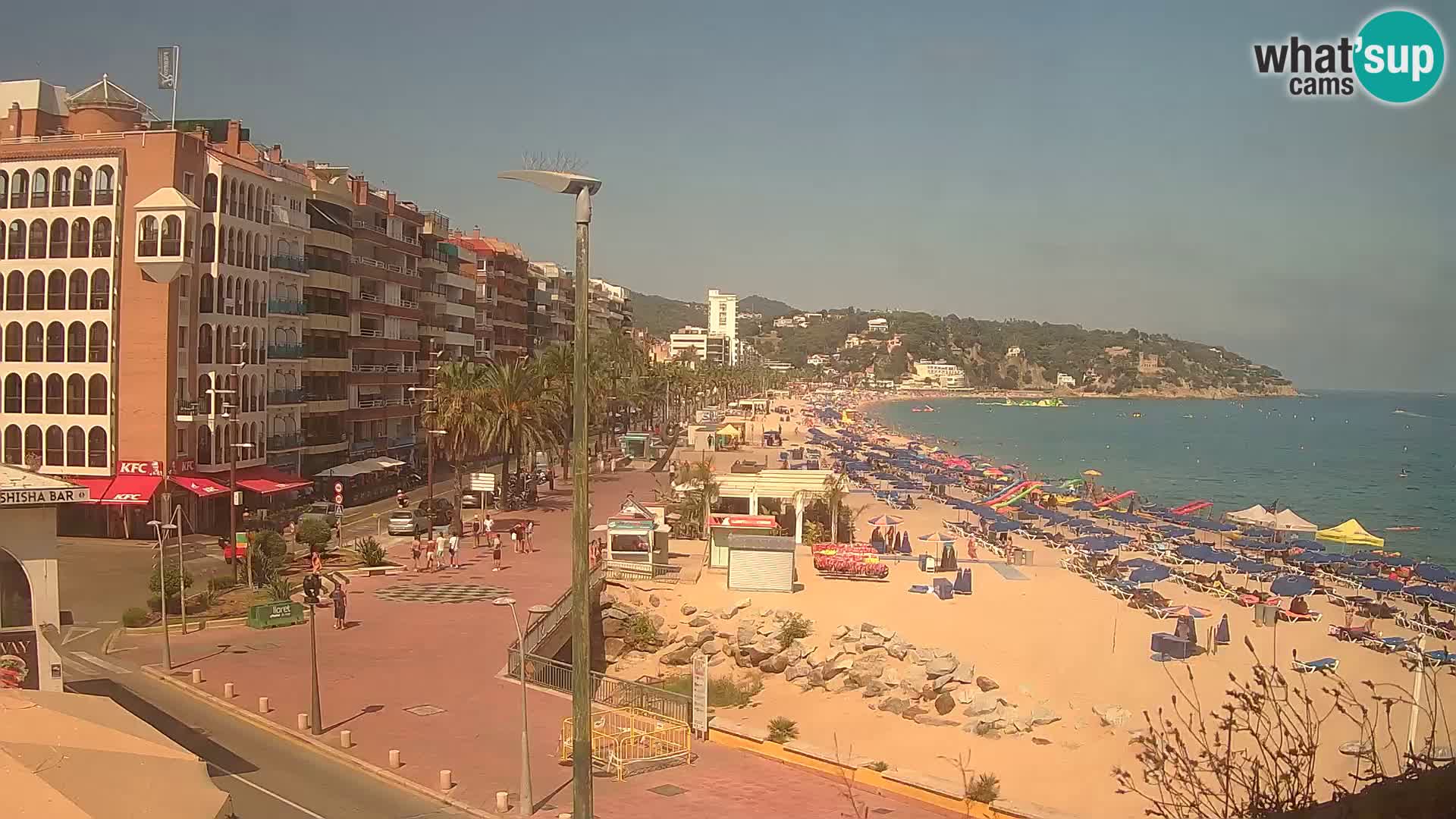 Webcam live Lloret de Mar – la spiaggia principale