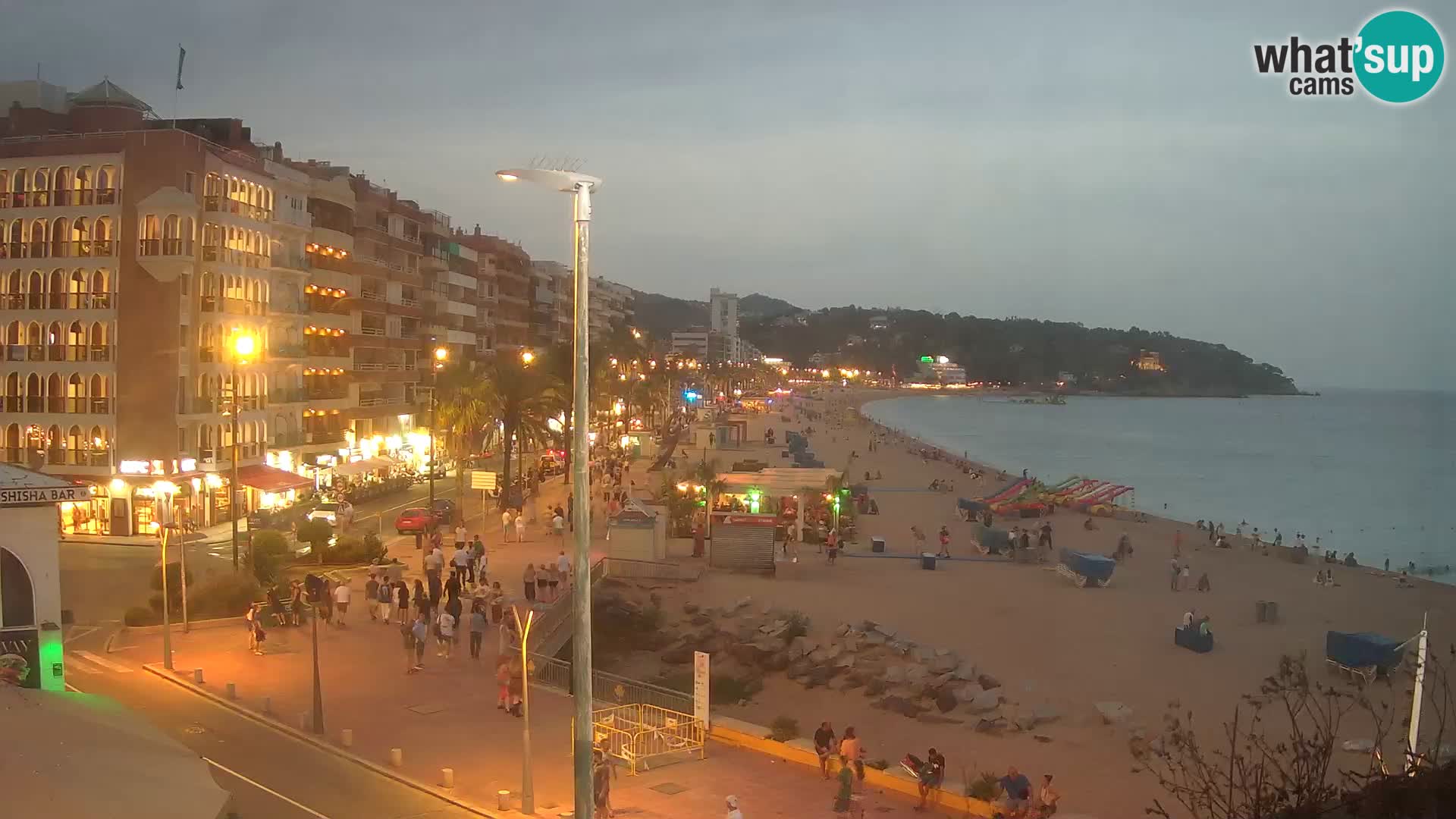 Webcam Lloret de Mar – the main beach – – Costa Brava – Spain
