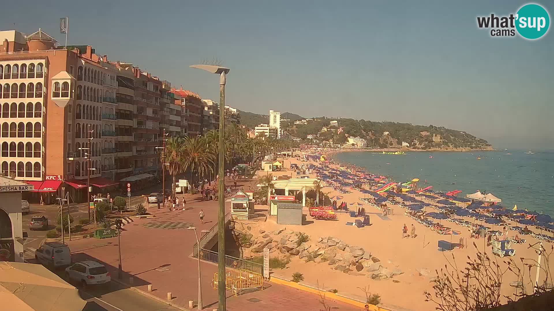 Webcam Lloret de Mar – Central beach