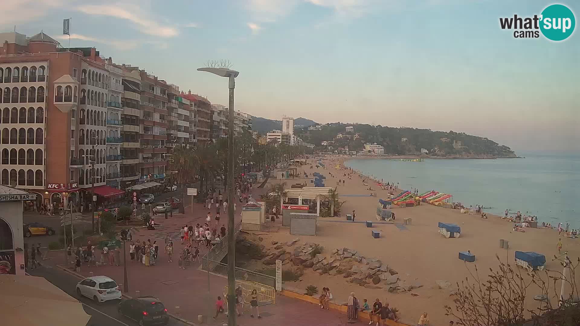 Kamera v živo Lloret de Mar – Glavna plaža