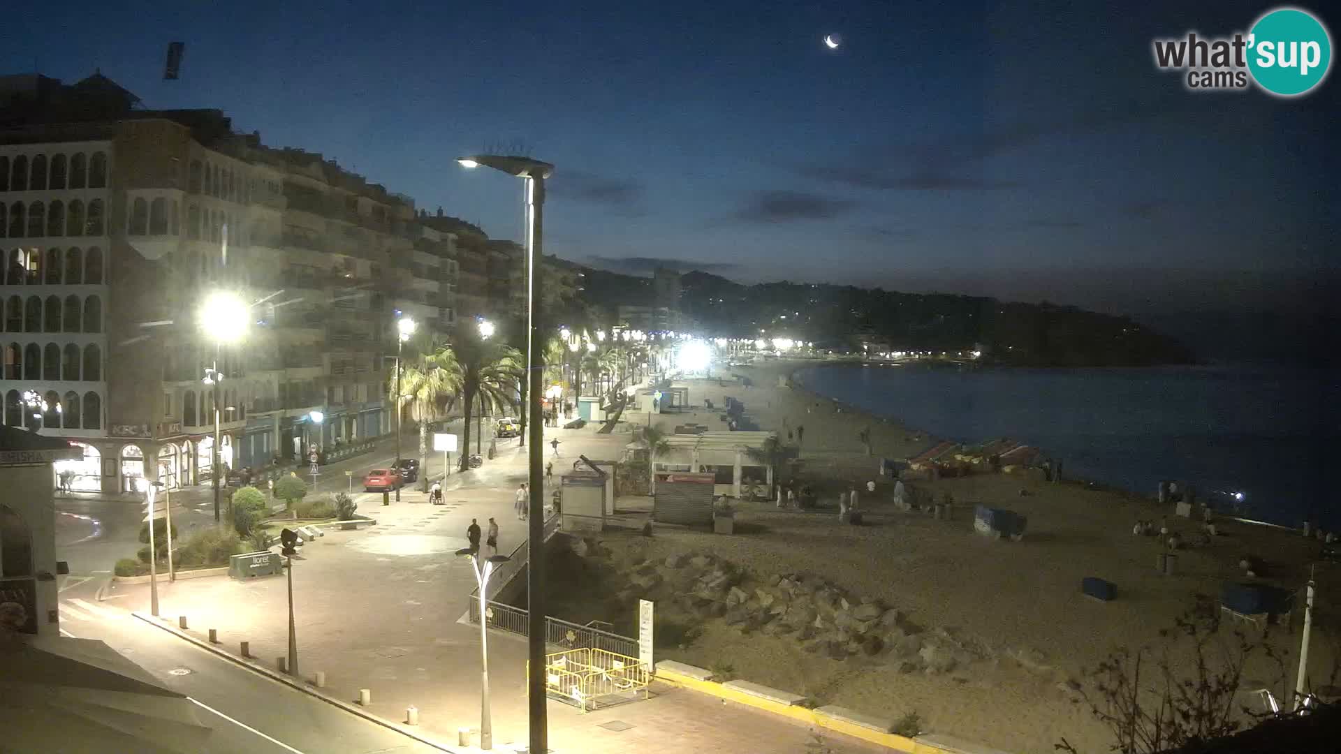 Webcam Lloret de Mar – the main beach – – Costa Brava – Spain
