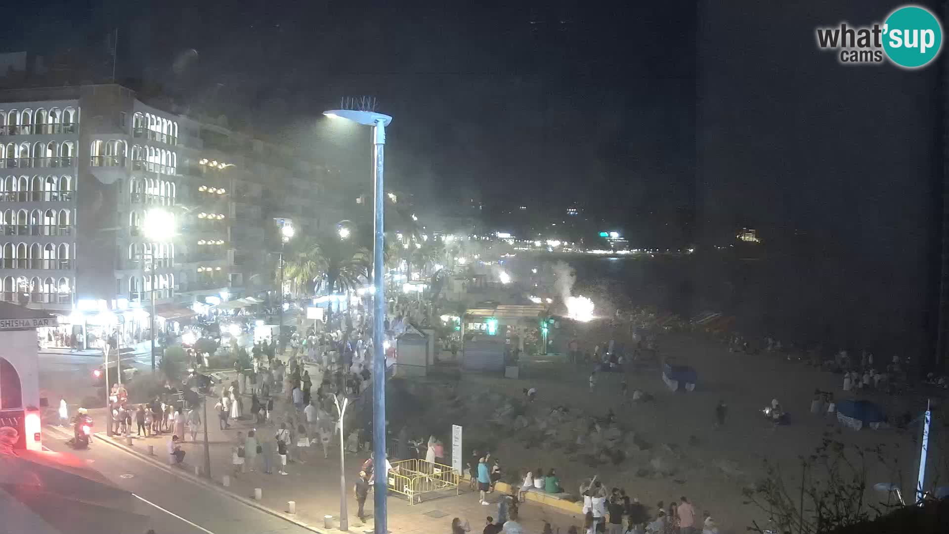 Webcam Lloret de Mar – the main beach – – Costa Brava – Spain