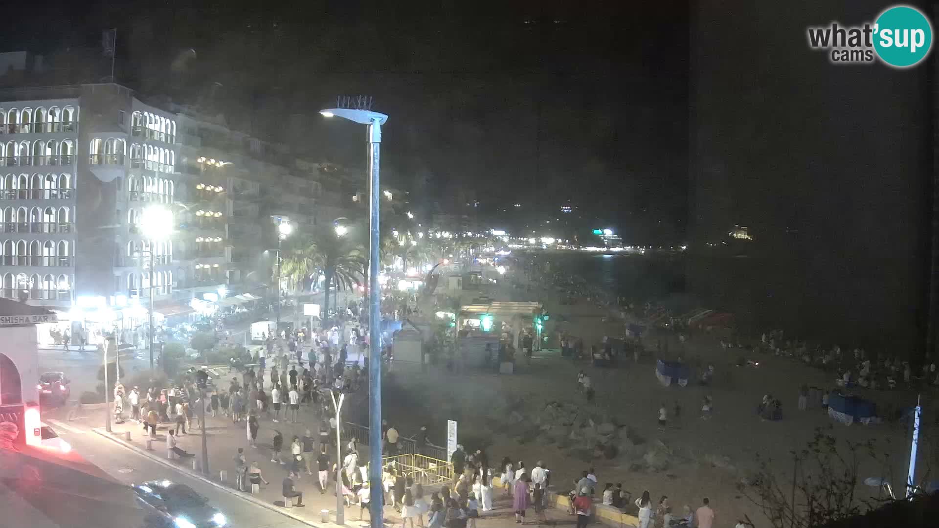 Webcam Lloret de Mar – the main beach – – Costa Brava – Spain