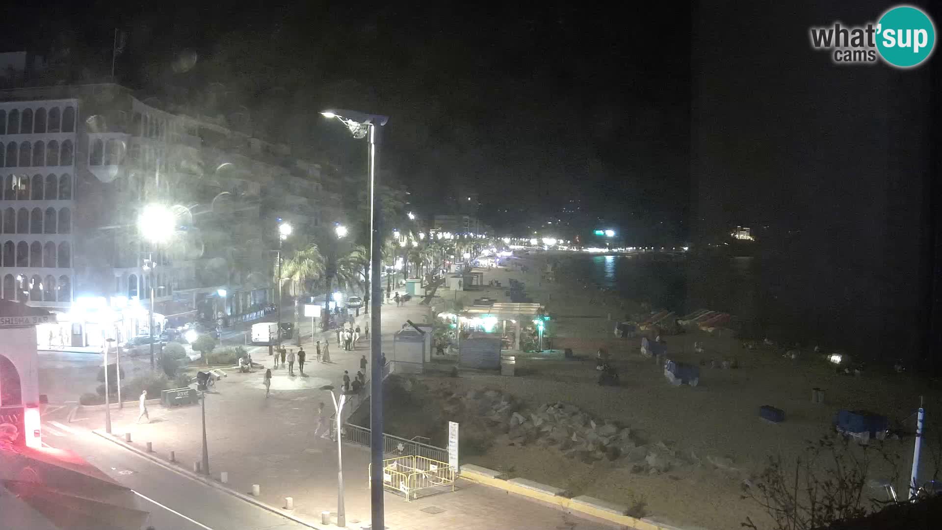 Webcam Lloret de Mar – the main beach – – Costa Brava – Spain