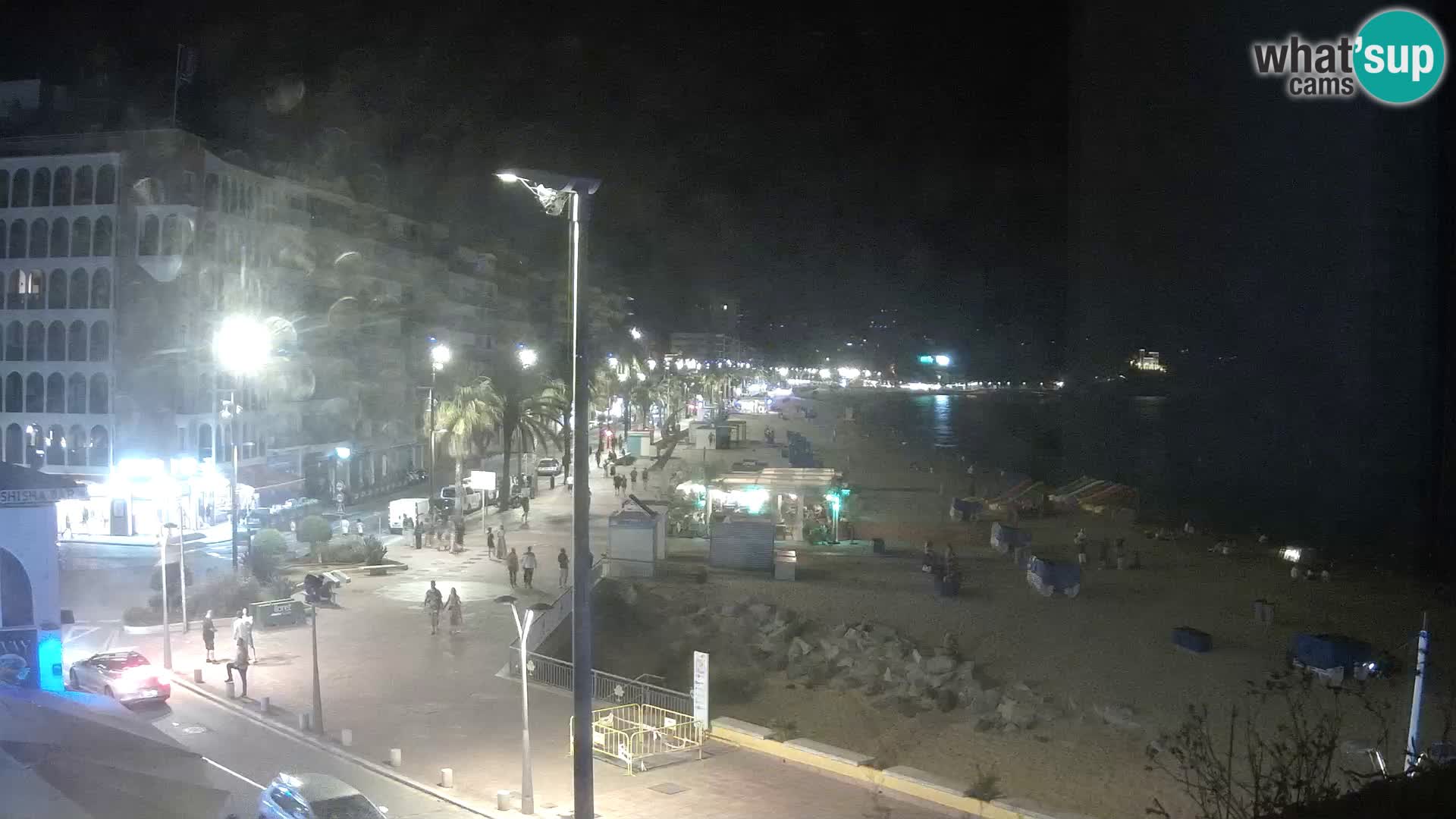 Webcam Lloret de Mar – the main beach – – Costa Brava – Spain