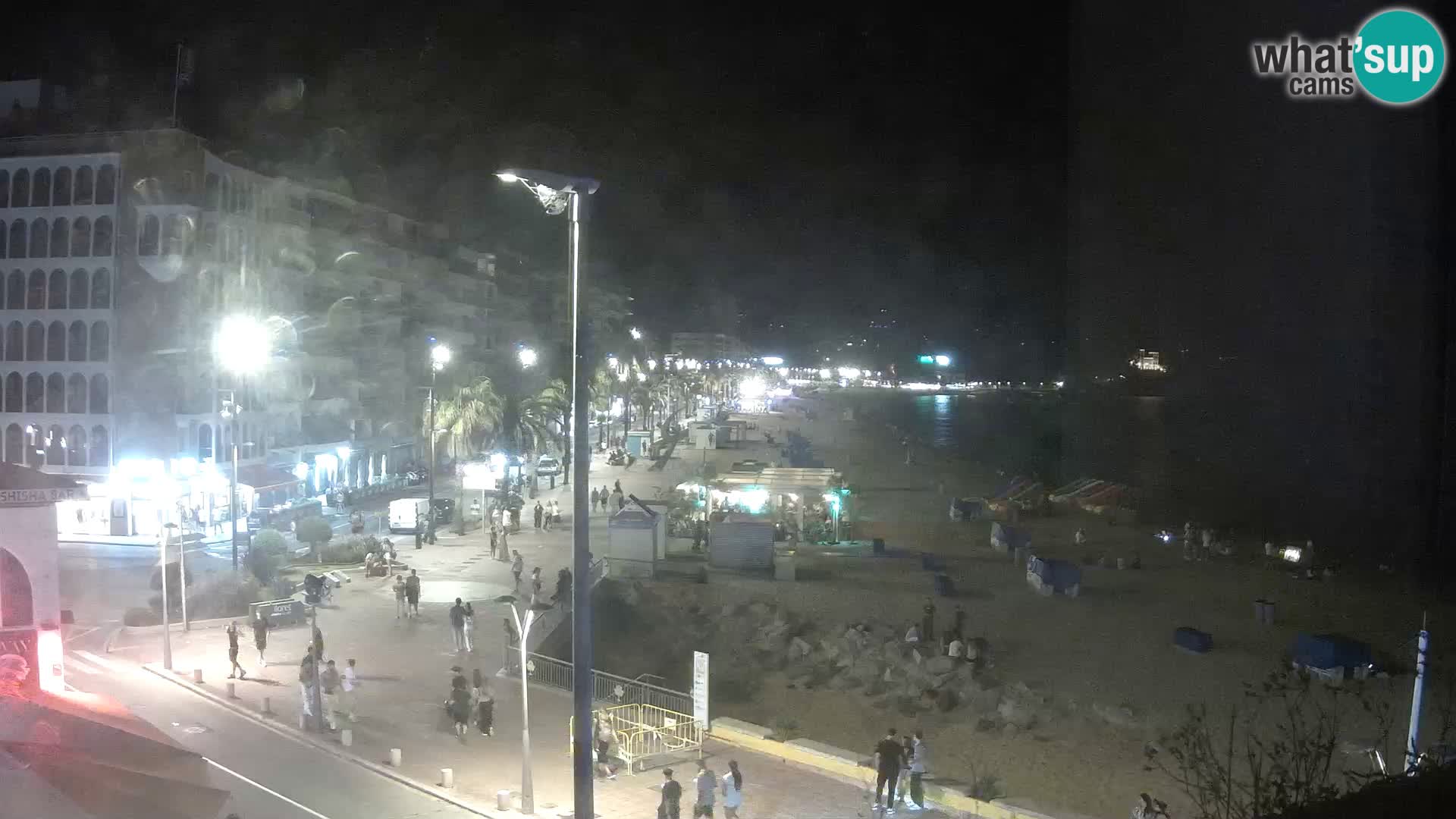 Webcam Lloret de Mar – the main beach – – Costa Brava – Spain
