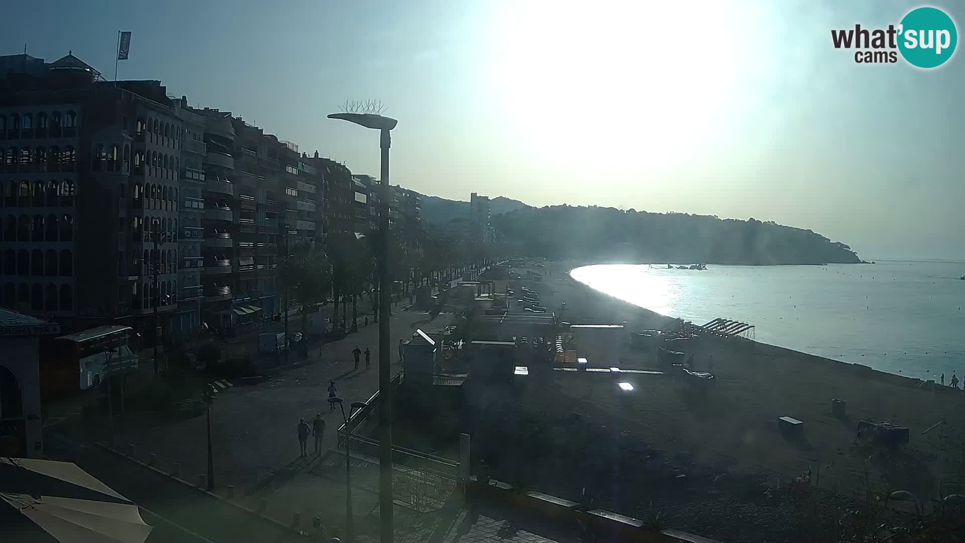 Webcam Lloret de Mar – the main beach – – Costa Brava – Spain