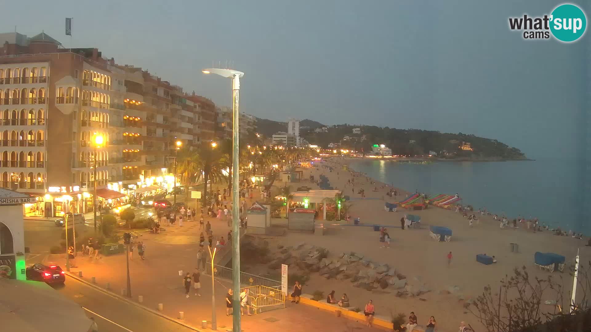 Webcam Lloret de Mar – the main beach – – Costa Brava – Spain