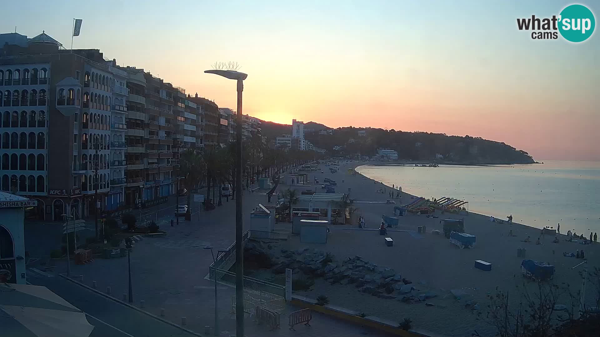 Webcam Lloret de Mar – the main beach – – Costa Brava – Spain