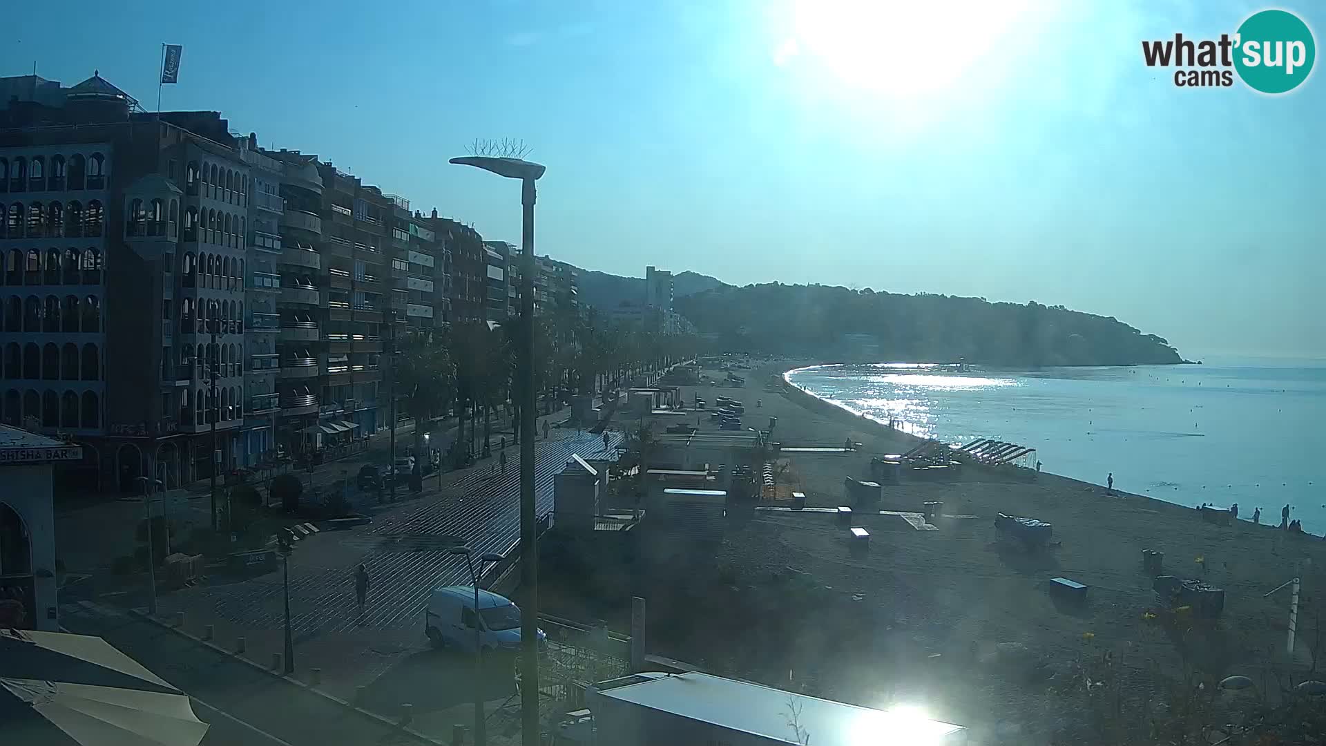 Webcam Lloret de Mar – the main beach – – Costa Brava – Spain