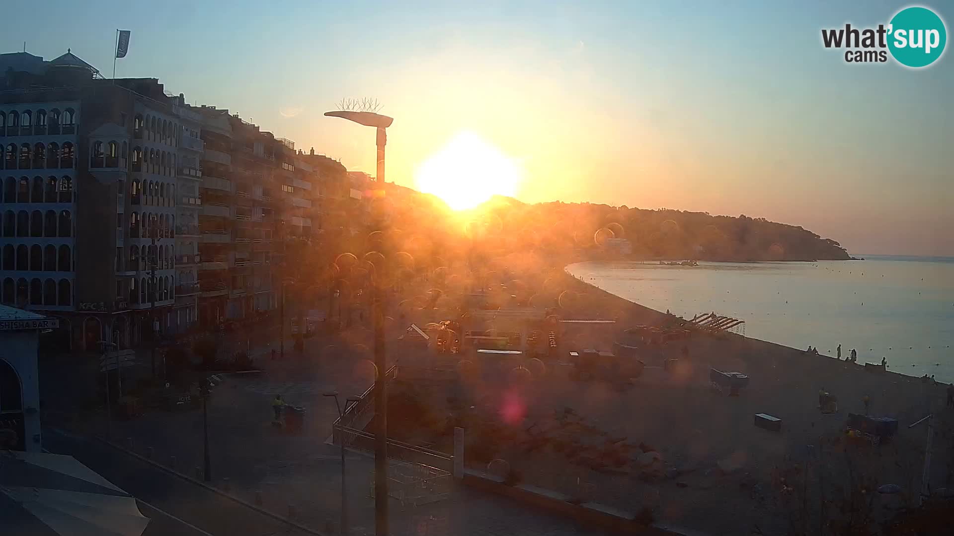 Webcam Lloret de Mar – the main beach – – Costa Brava – Spain