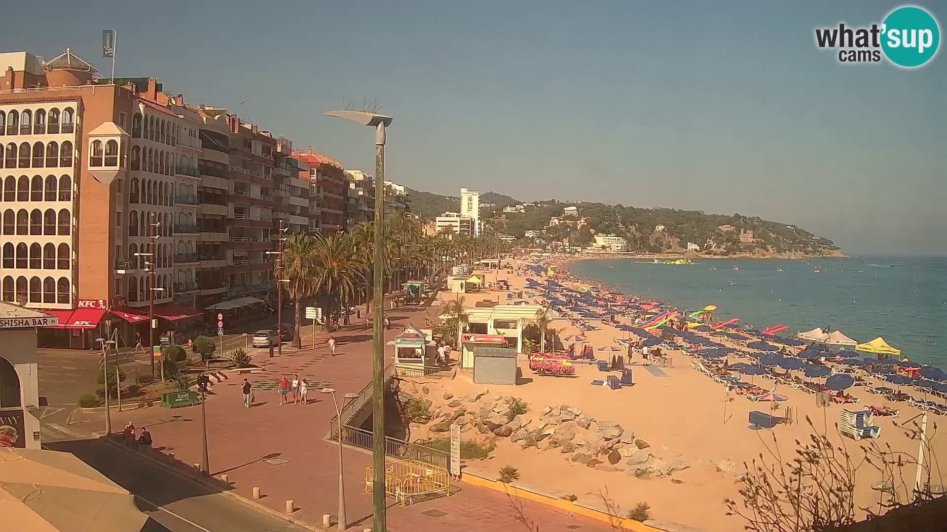 Webcam live Lloret de Mar – la spiaggia principale