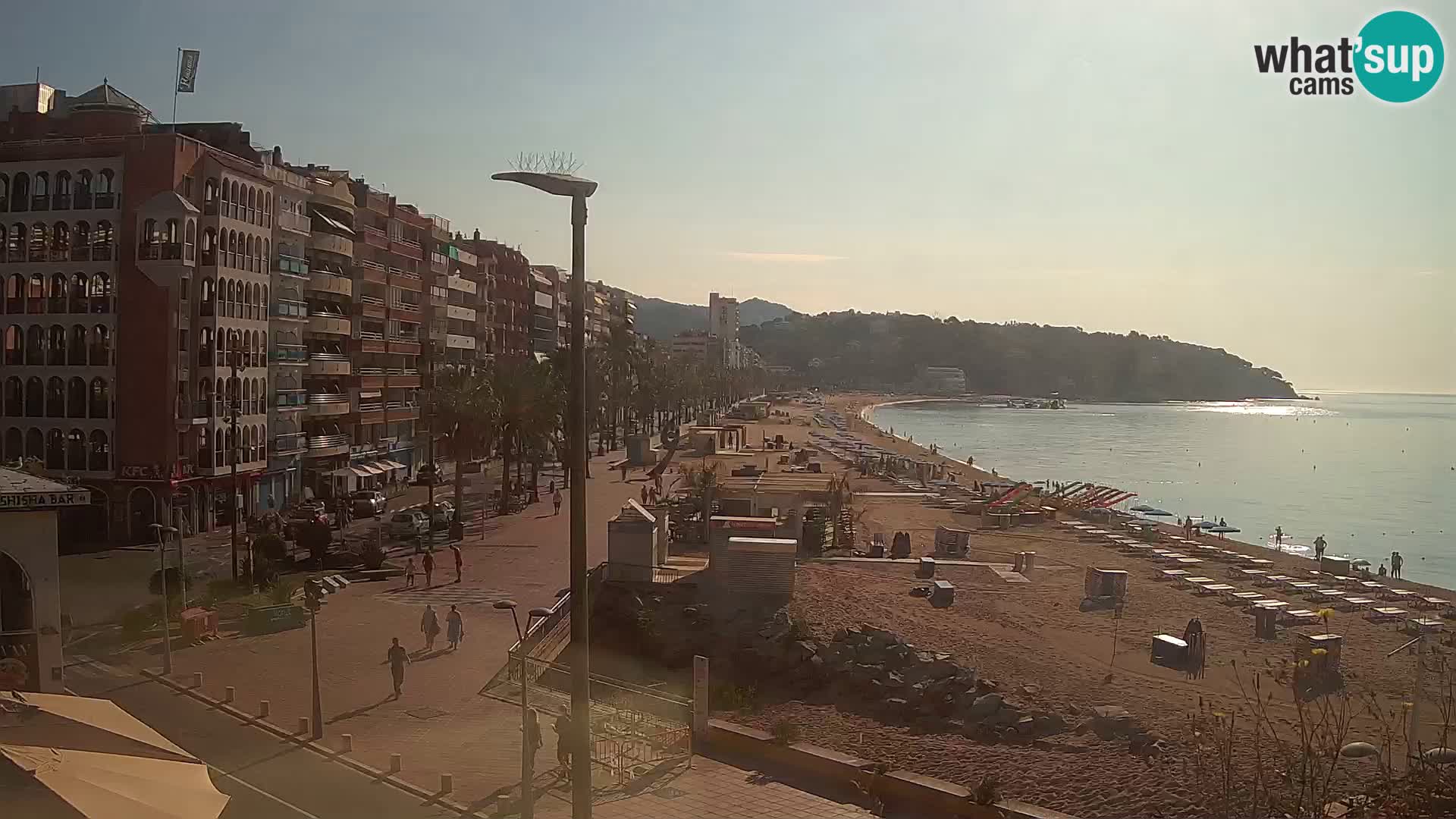 Webcam Lloret de Mar – the main beach – – Costa Brava – Spain