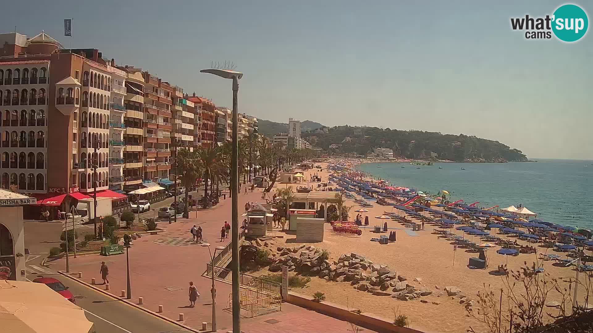 Webcam Lloret de Mar – Central beach