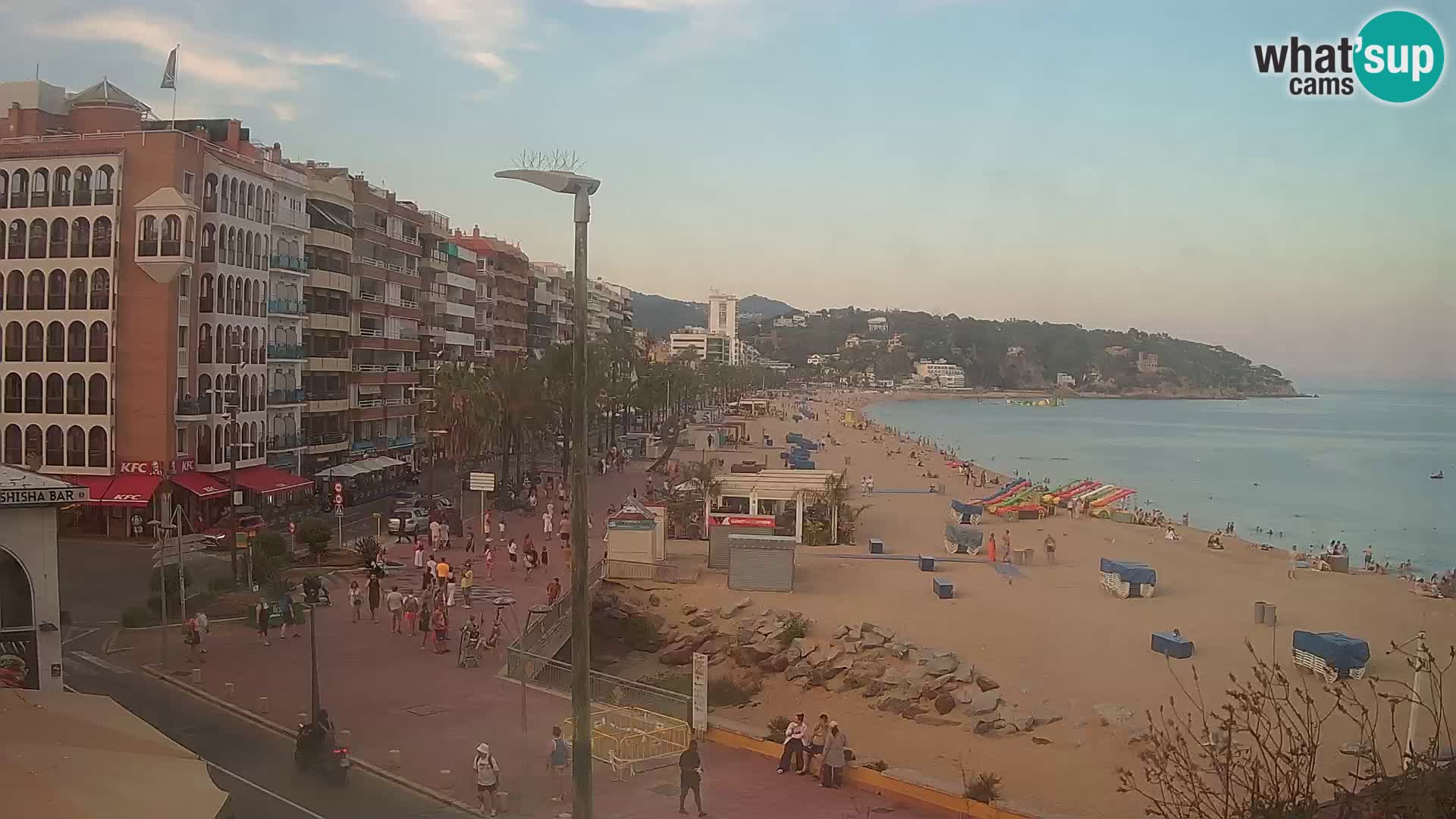 Webcam Lloret de Mar – Central beach