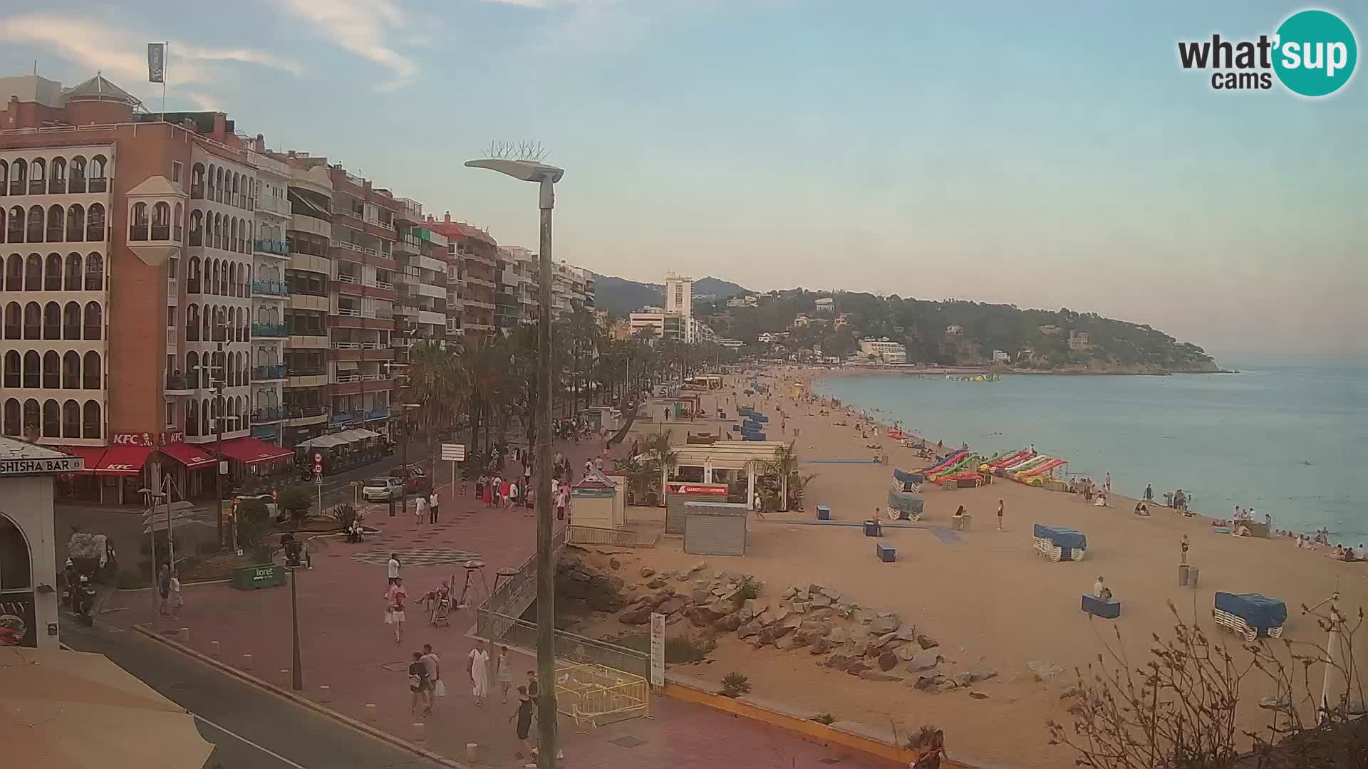 Webcam Lloret de Mar – Central beach