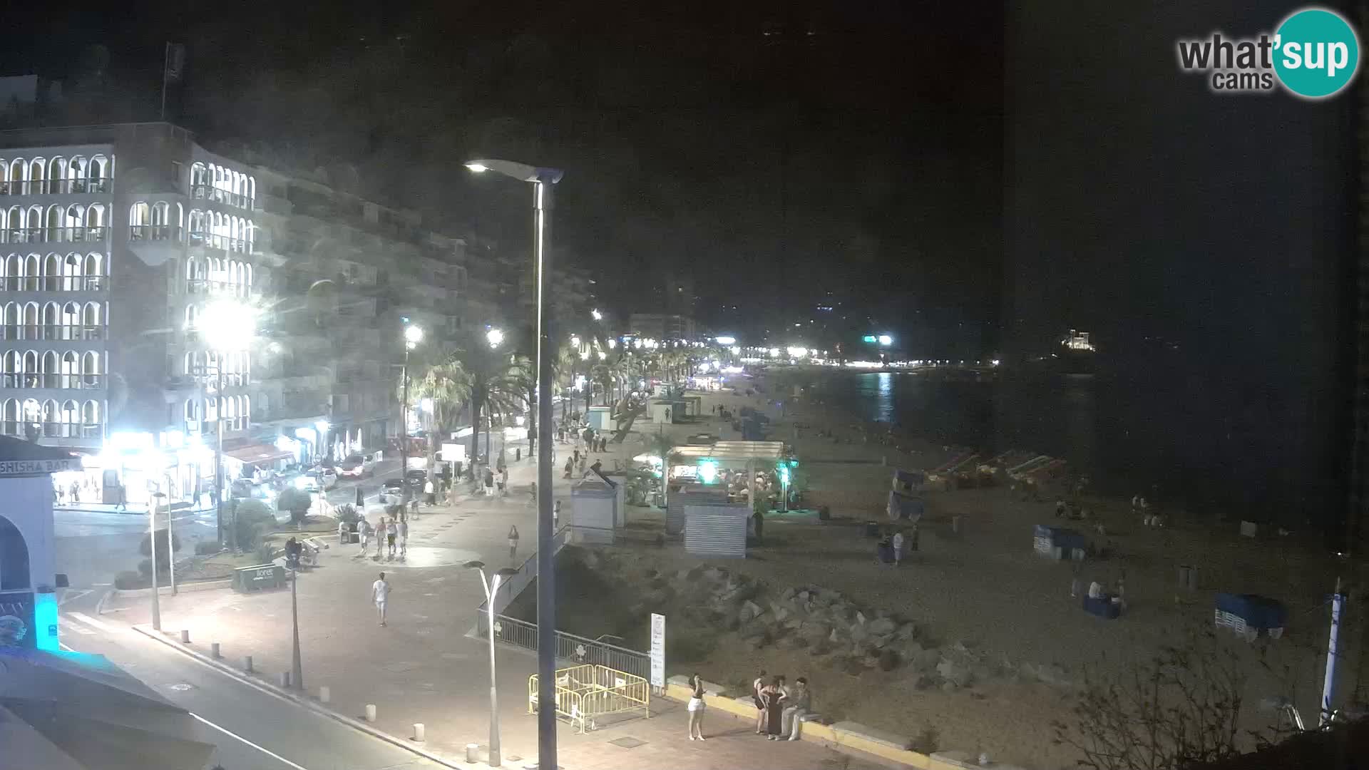 Webcam Lloret de Mar – the main beach – – Costa Brava – Spain
