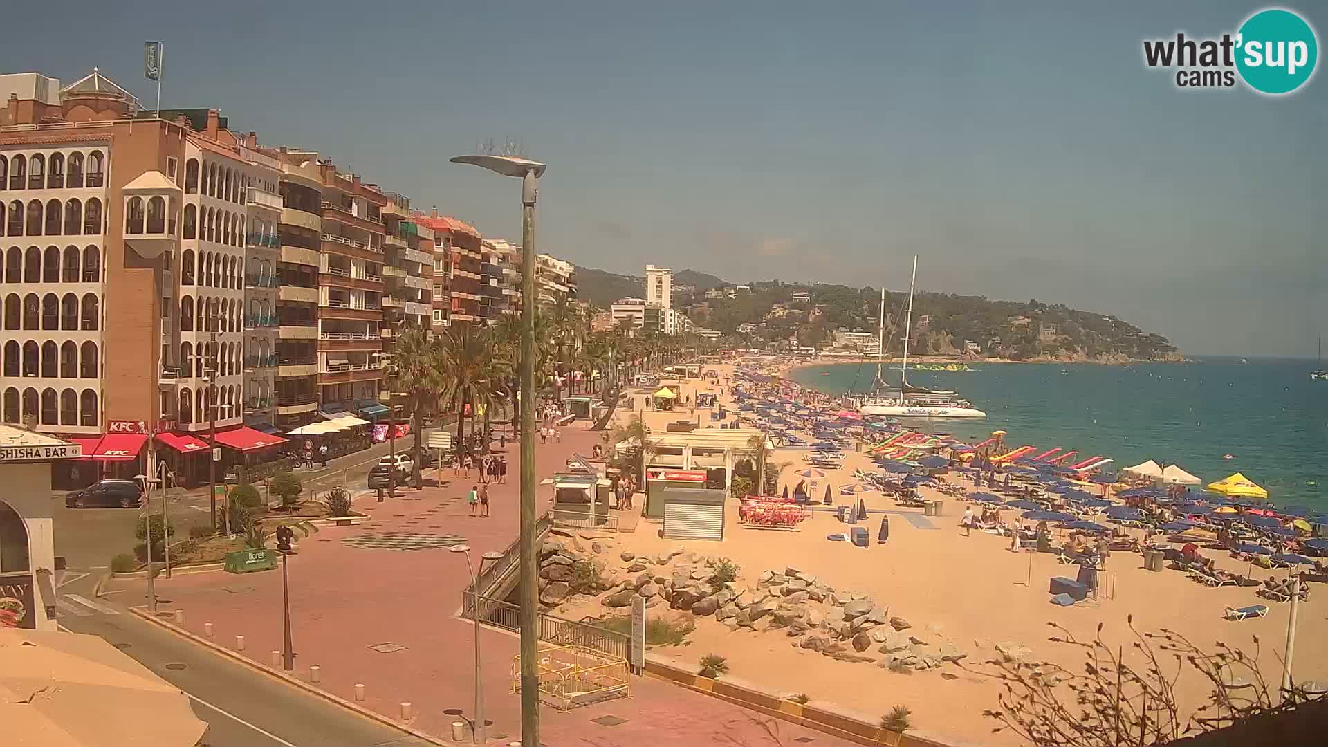Kamera v živo Lloret de Mar – Glavna plaža