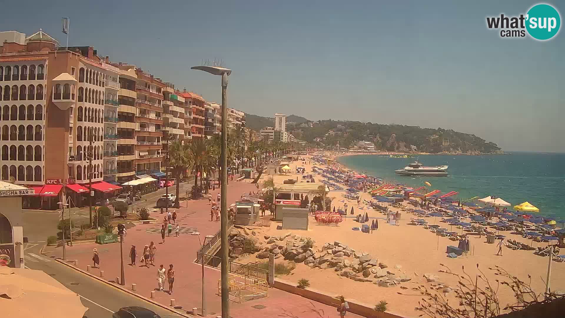 Webcam Lloret de Mar – Plage centrale