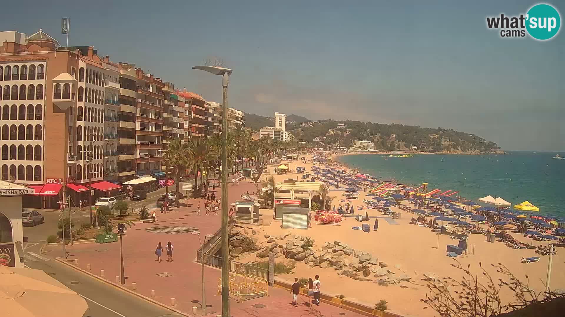 Webcam Lloret de Mar – Central beach