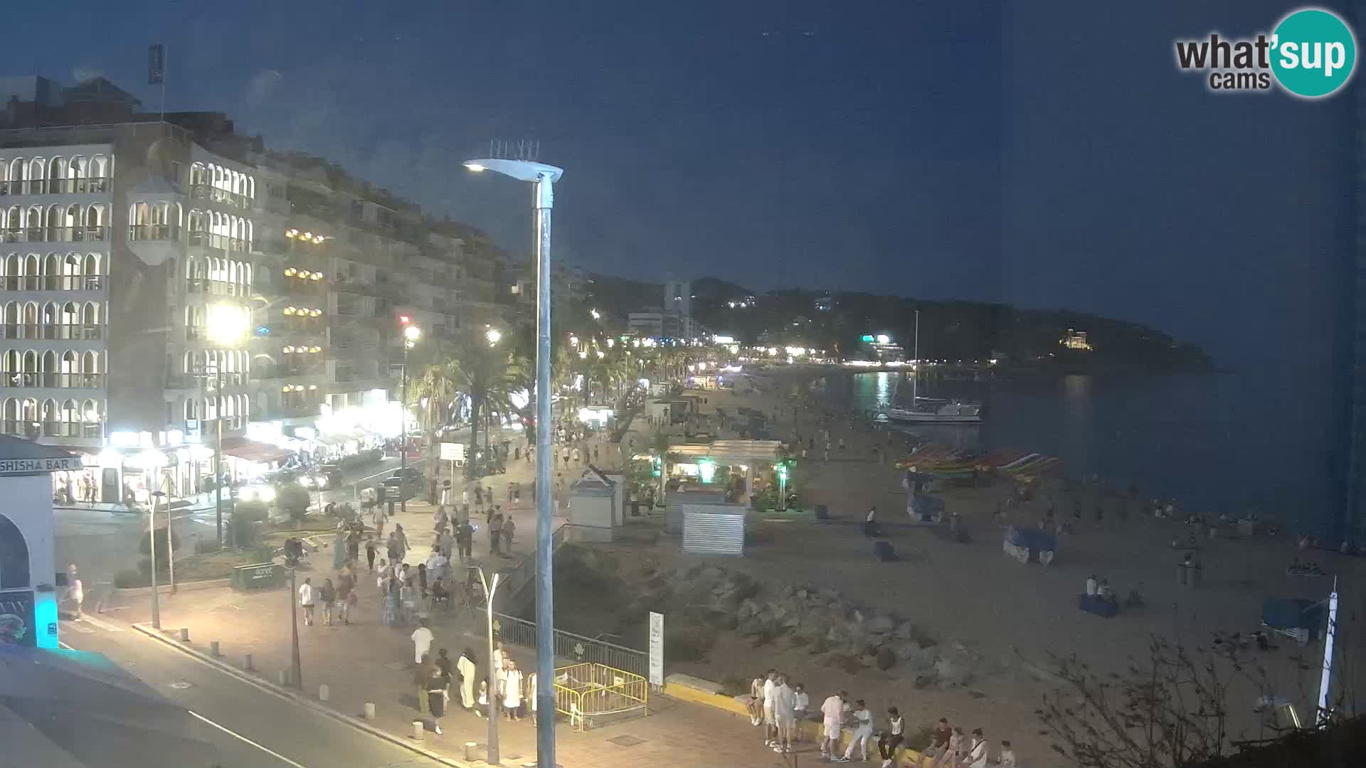 Webcam Lloret de Mar – the main beach – – Costa Brava – Spain
