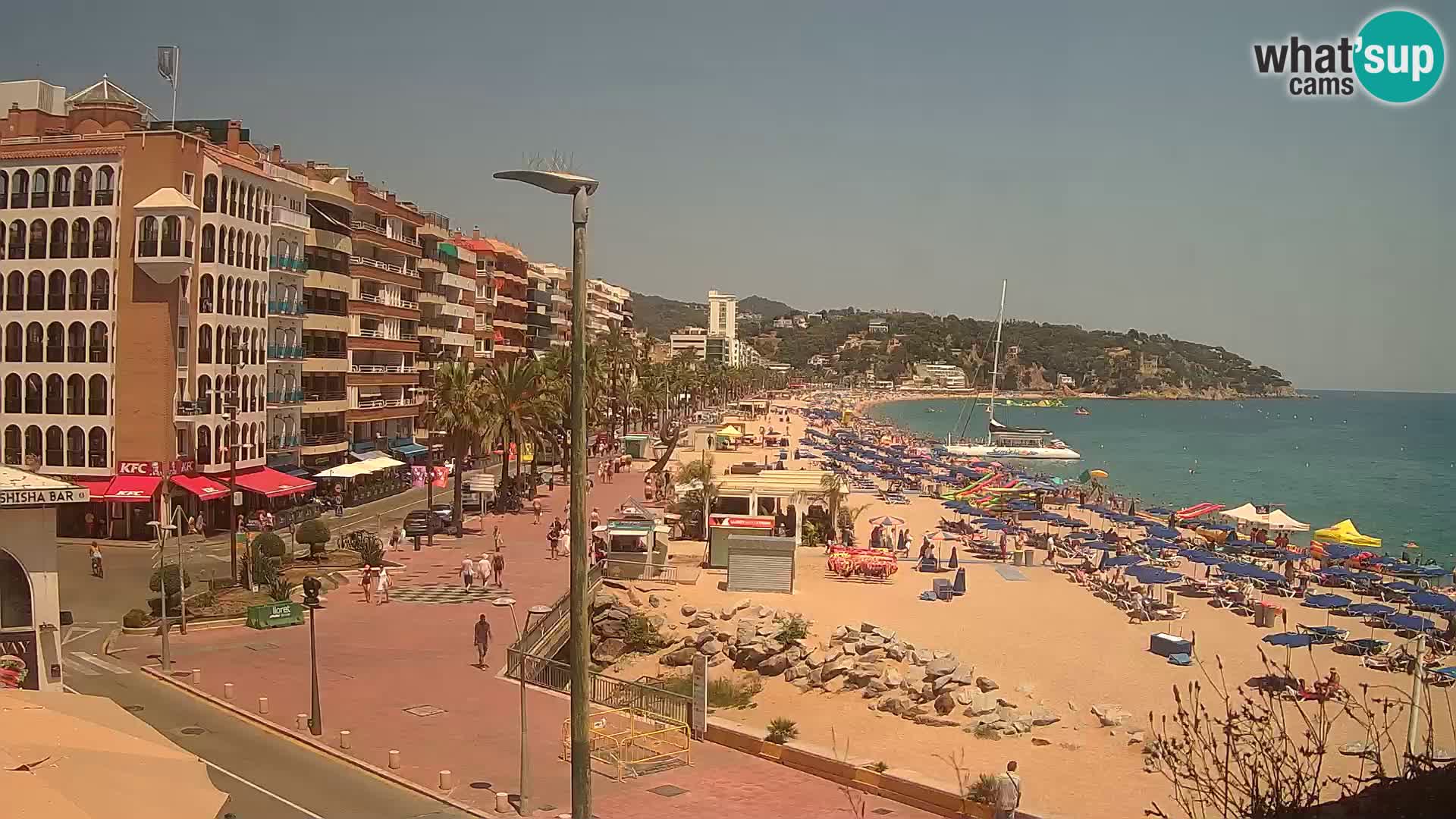 Web kamera Lloret de Mar – glavna plaža