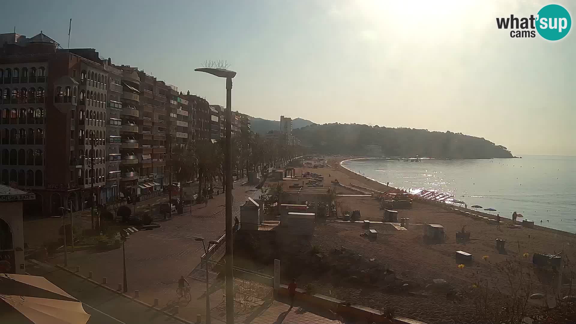 Webcam Lloret de Mar – the main beach – – Costa Brava – Spain