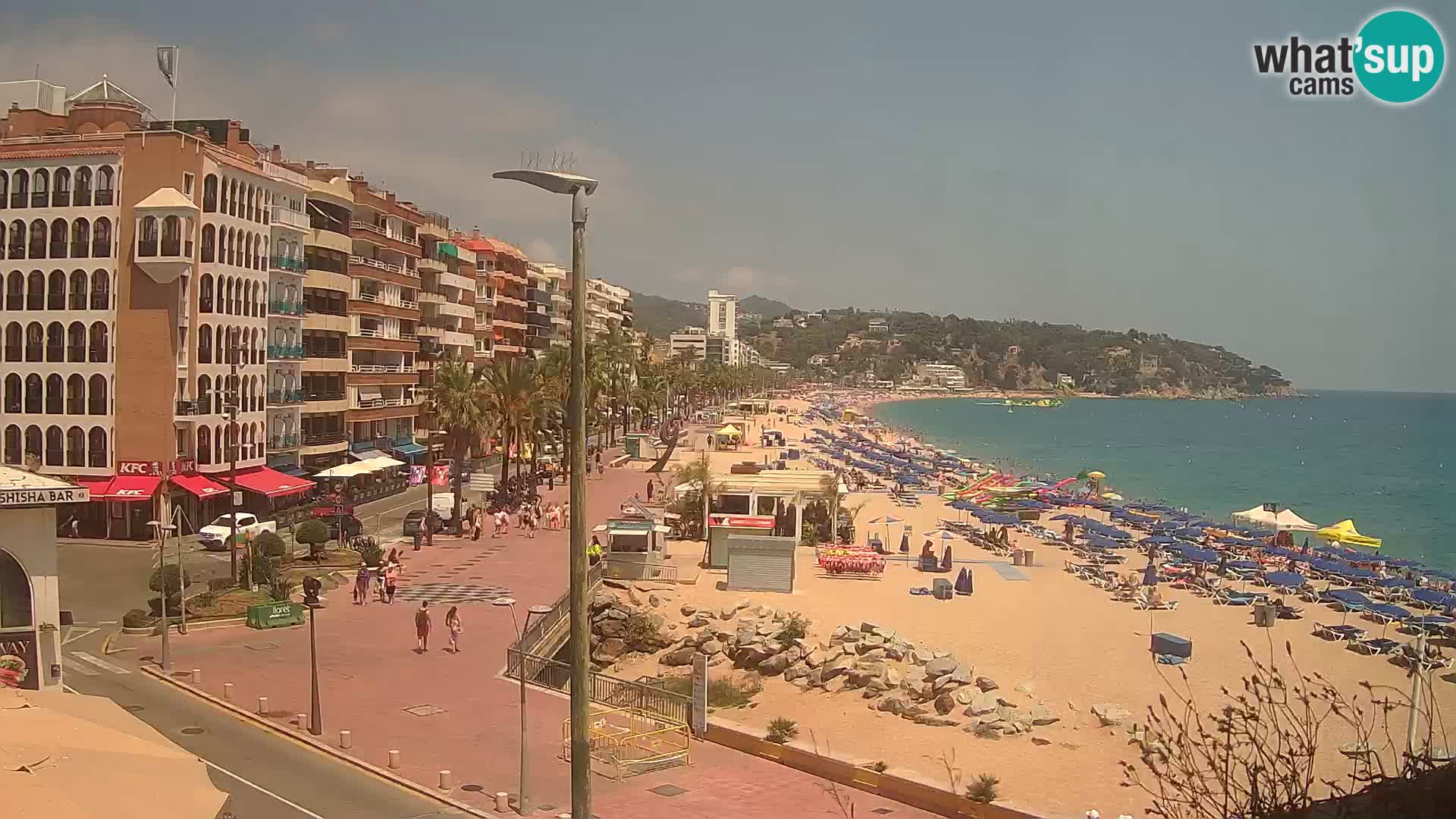 Web kamera Lloret de Mar – plaža