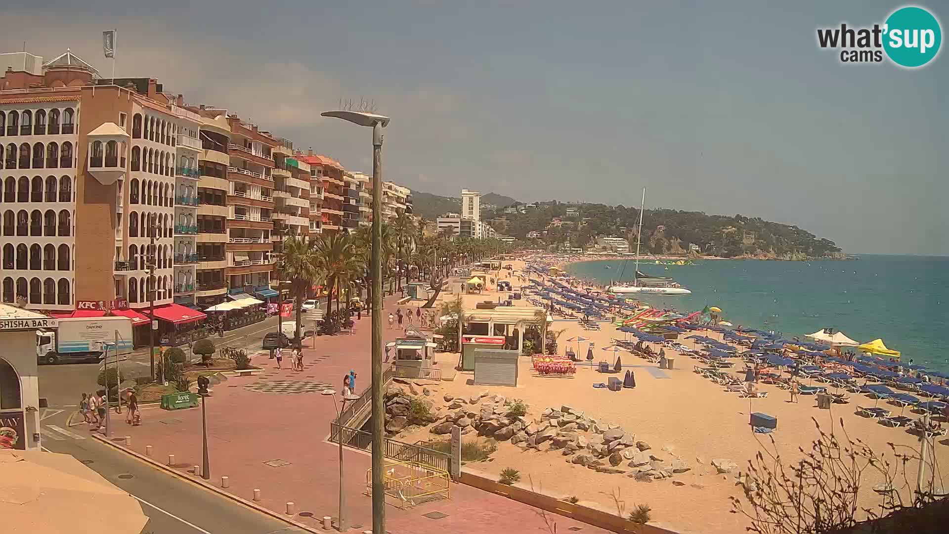 Webcam Lloret de Mar – Central beach