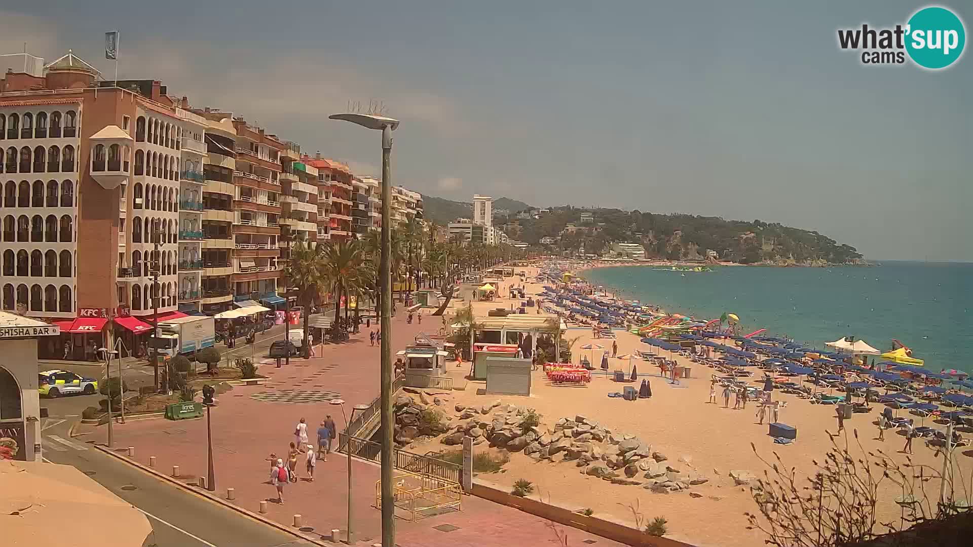 Webcam Lloret de Mar – Zentralen Strand