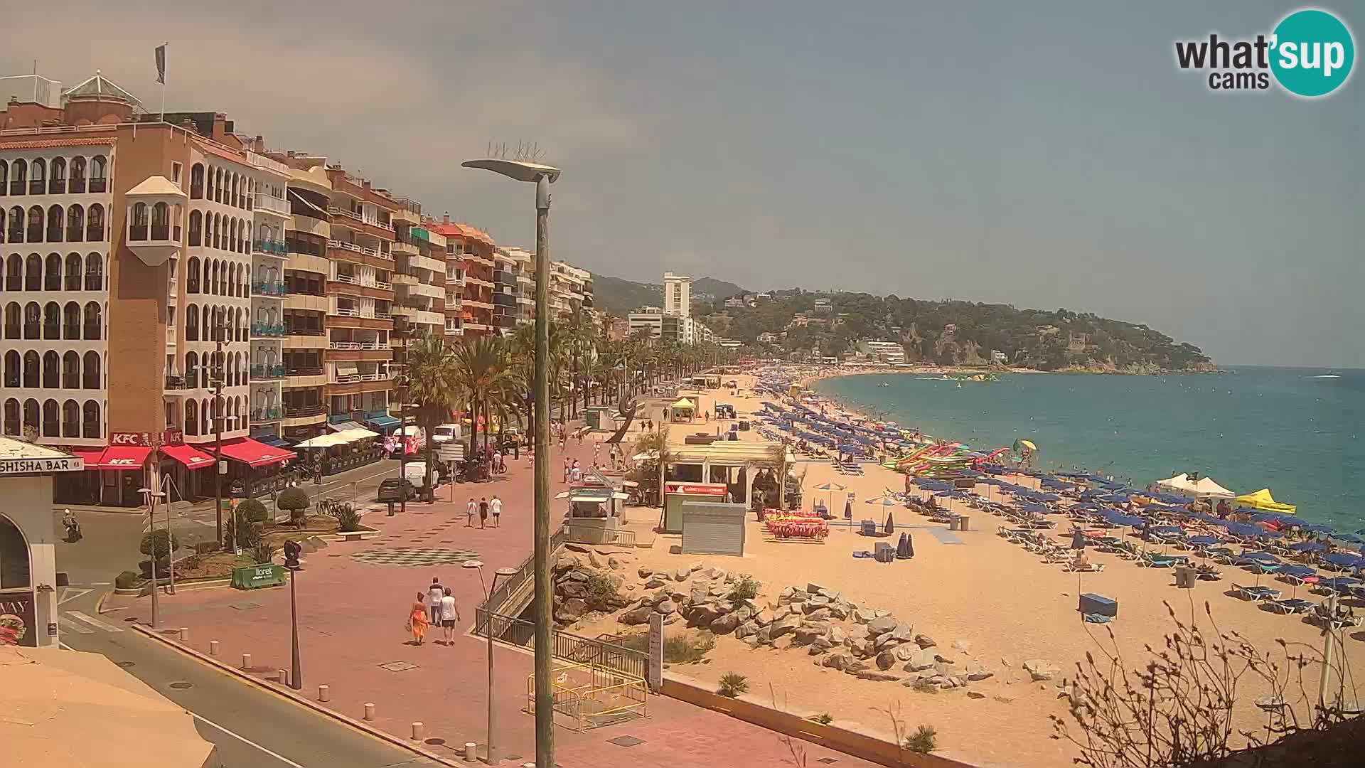Web kamera Lloret de Mar – plaža