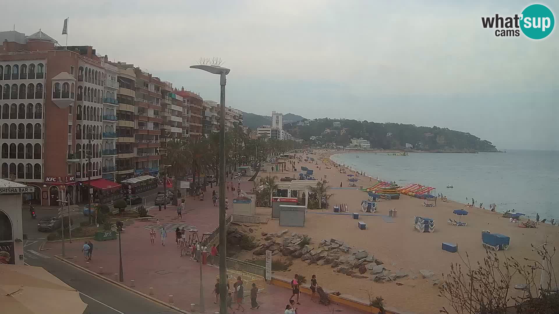 Web kamera Lloret de Mar – glavna plaža