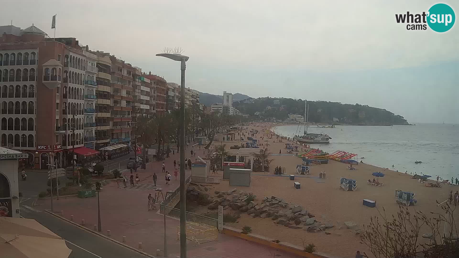 Web kamera Lloret de Mar – glavna plaža