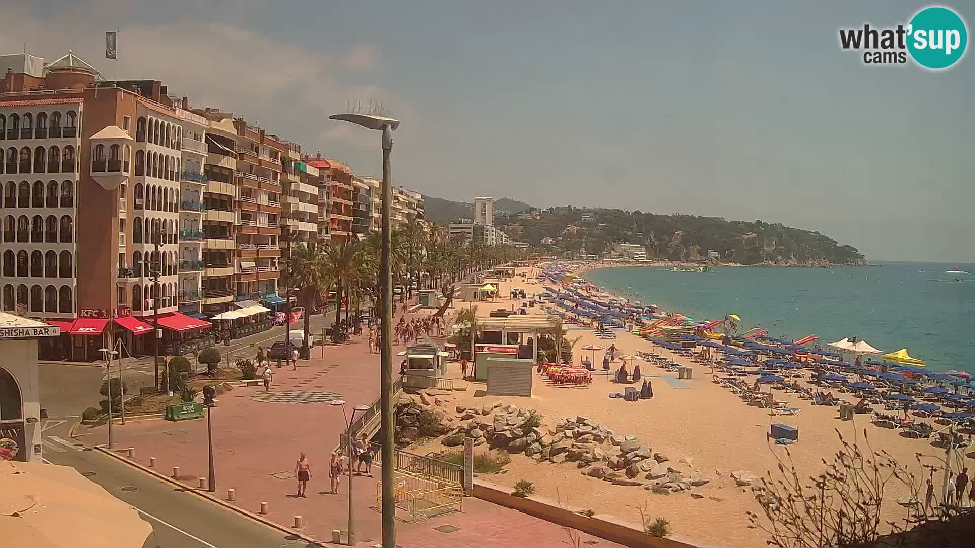 Webcam Lloret de Mar – Zentralen Strand