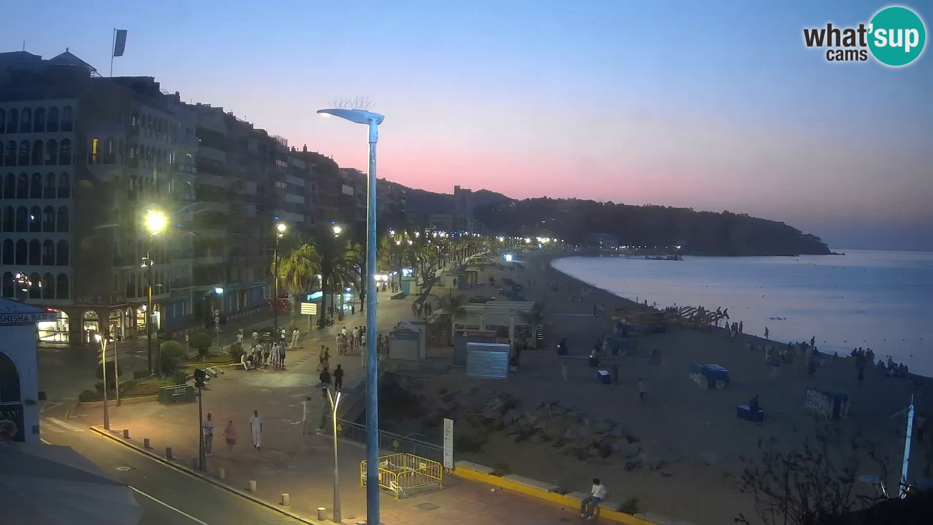 Webcam Lloret de Mar – the main beach – – Costa Brava – Spain