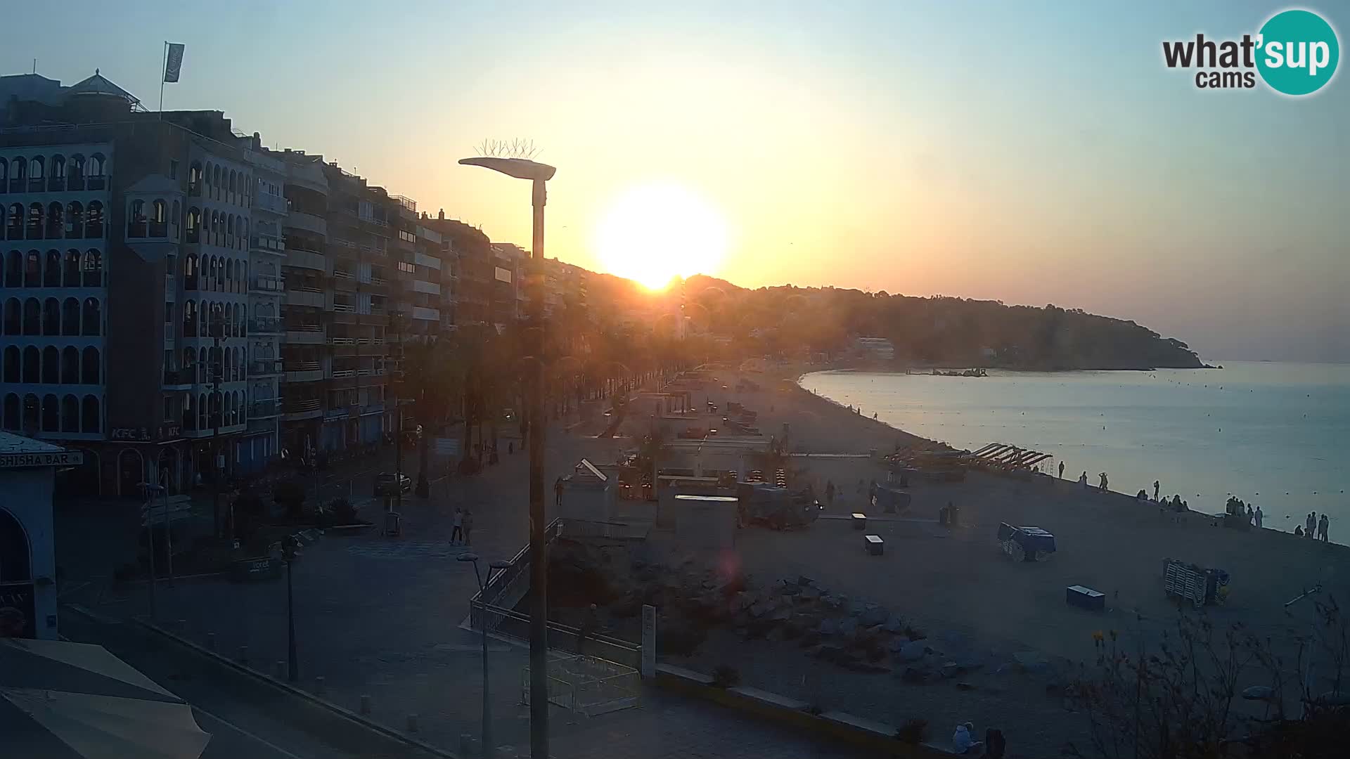 Webcam Lloret de Mar – the main beach – – Costa Brava – Spain