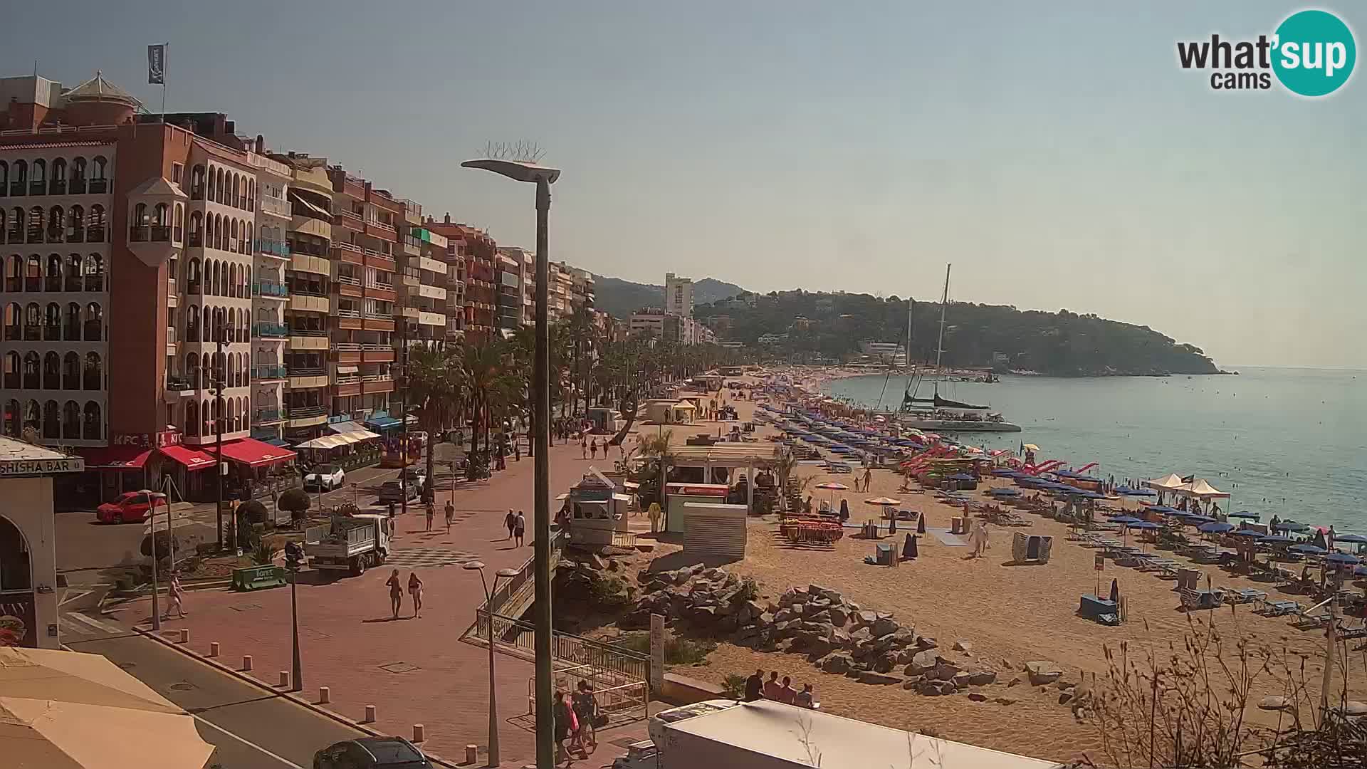Web kamera Lloret de Mar – glavna plaža