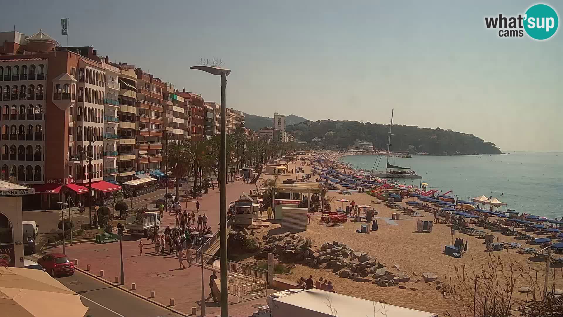 Webcam live Lloret de Mar – la spiaggia principale