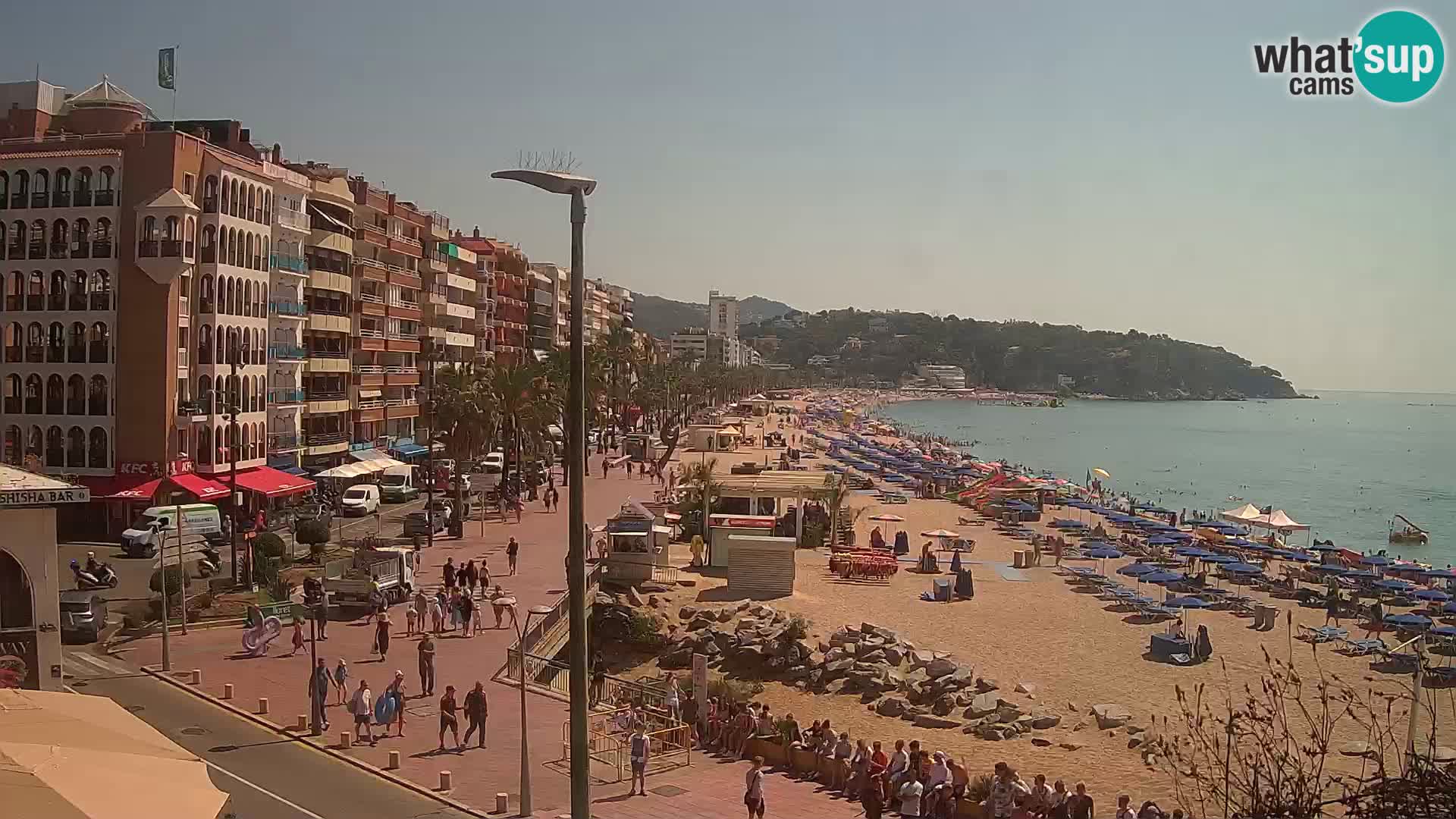Kamera v živo Lloret de Mar – Glavna plaža