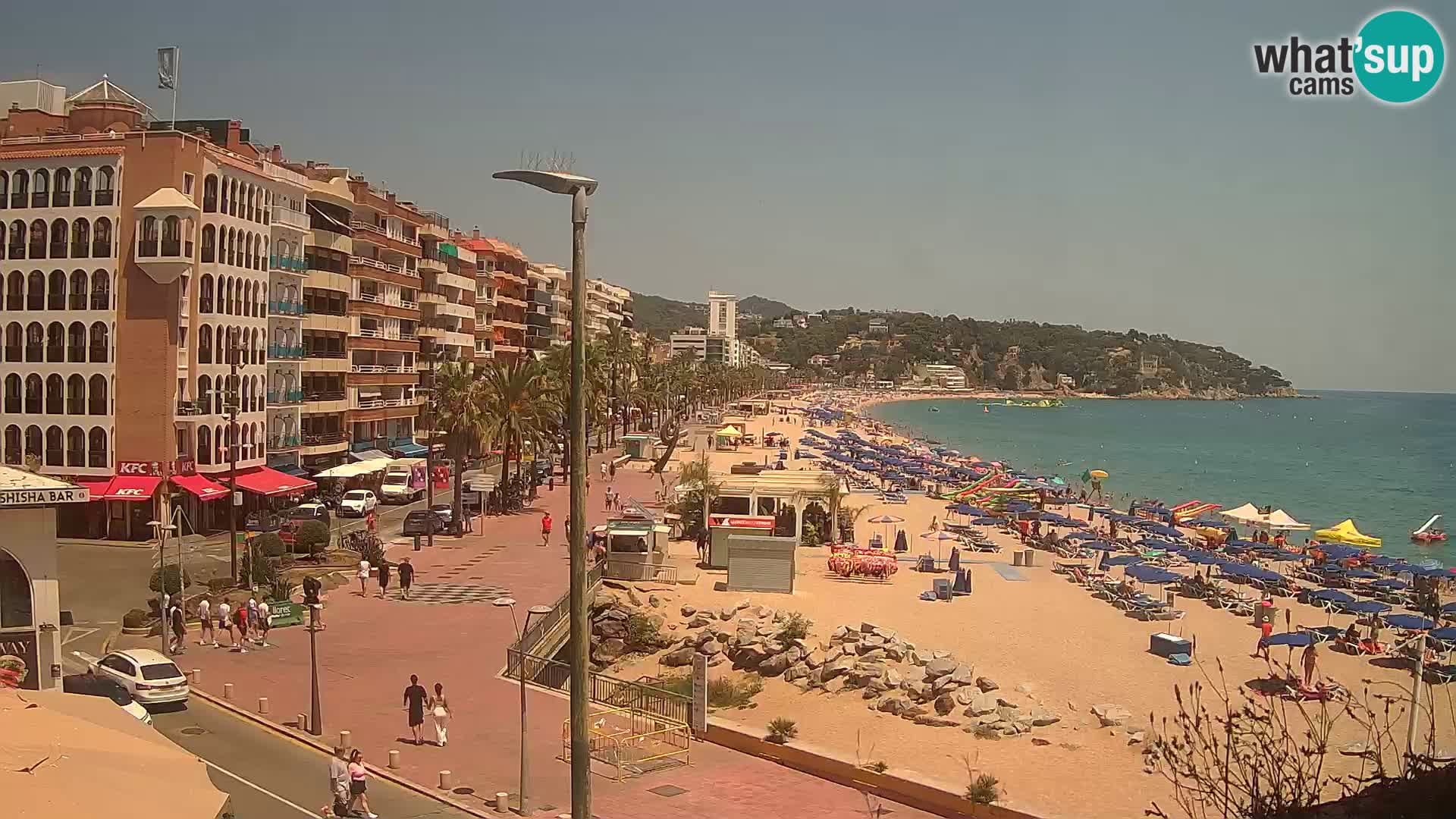 Webcam Lloret de Mar – Plage centrale